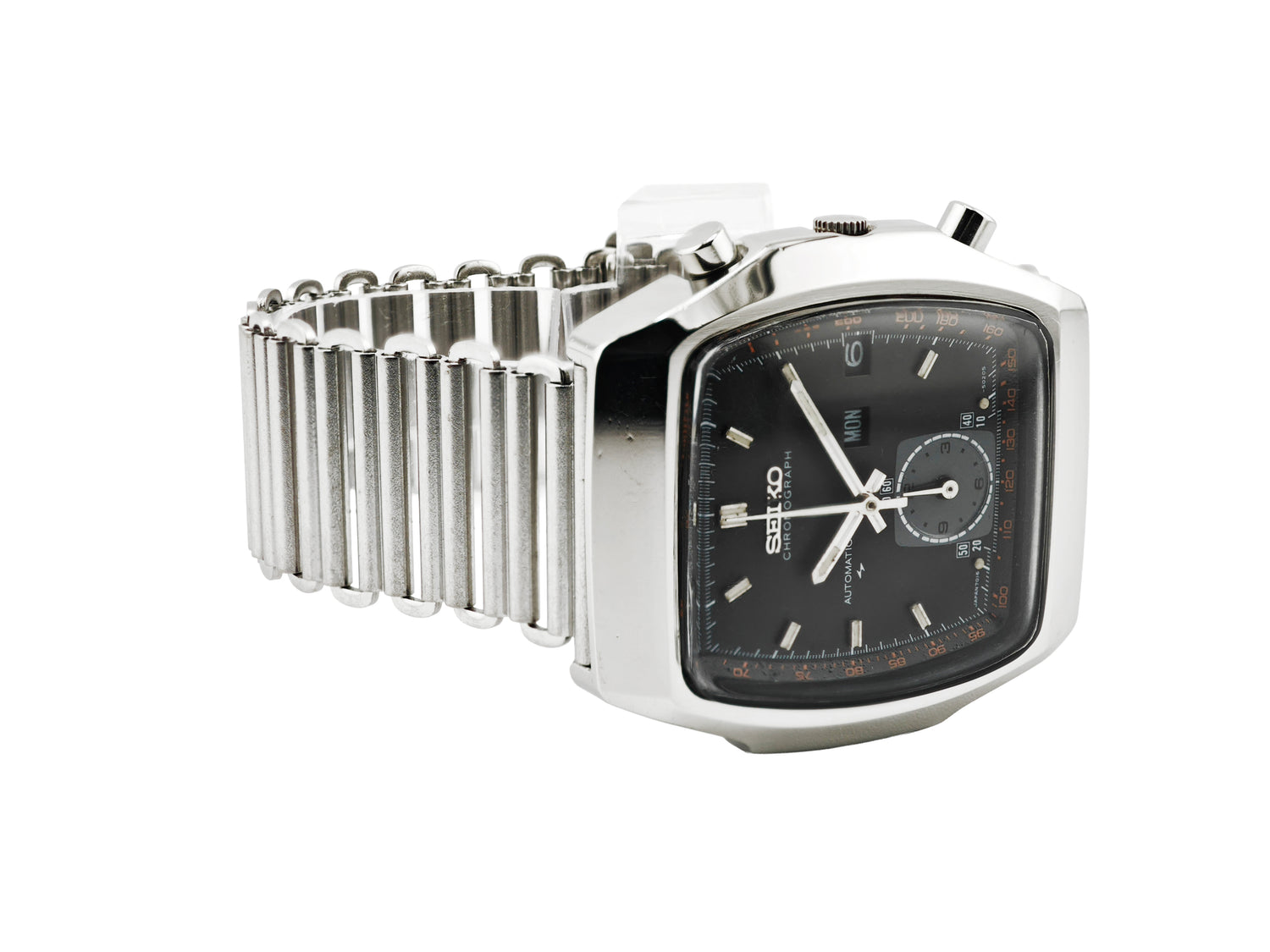 セイコー 同軸クロノグラフ フライバック 輸出専用モデル Ref.7016-5020 / SEIKO Monaco Flyback Chronograph