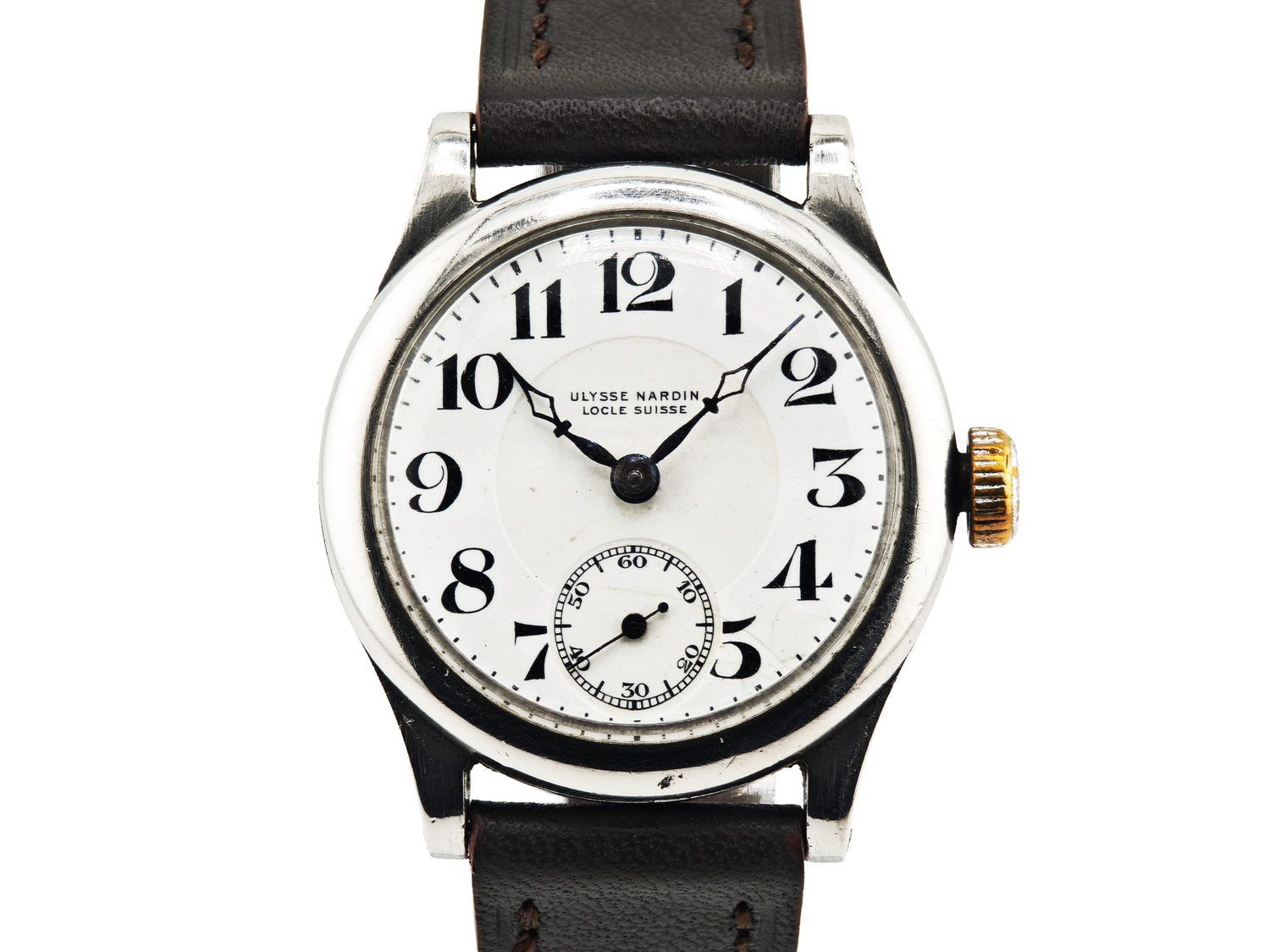 ユリスナルダン ポーセリン スモールセコンド / ULYSSE NARDIN Porcelain dial