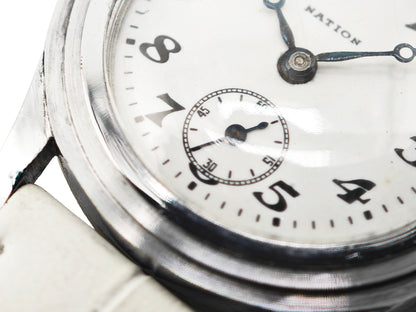 精工舎(現セイコー) ネーション ポーセリン 二重ケース モリス9型 Ref.9047 /  SEIKO NATION Porcelain Dial