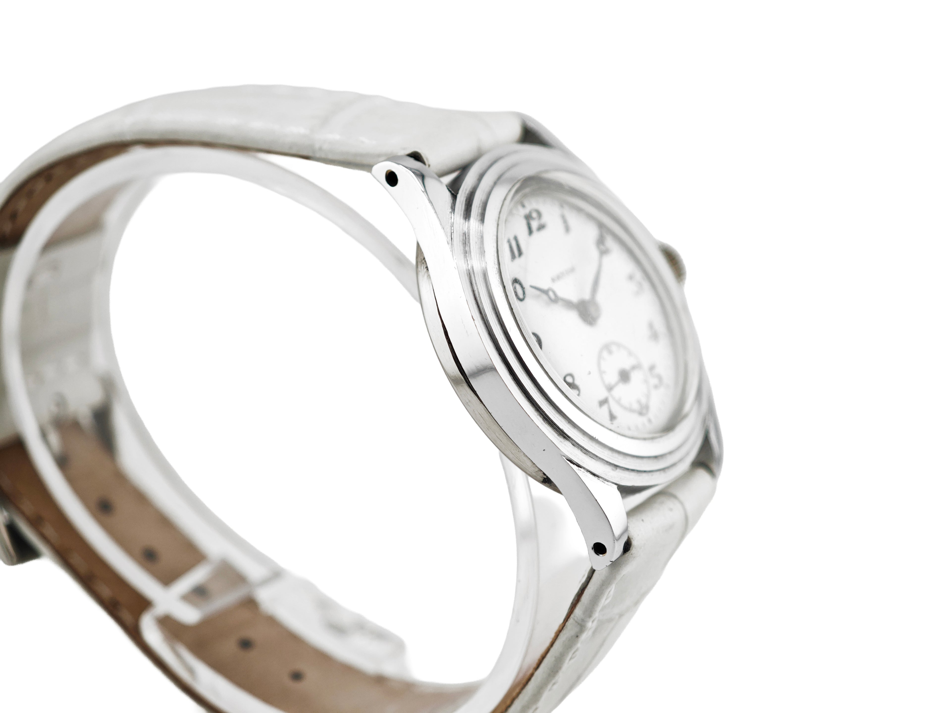 精工舎(現セイコー) ネーション ポーセリン 二重ケース モリス9型 Ref.9047 /  SEIKO NATION Porcelain Dial