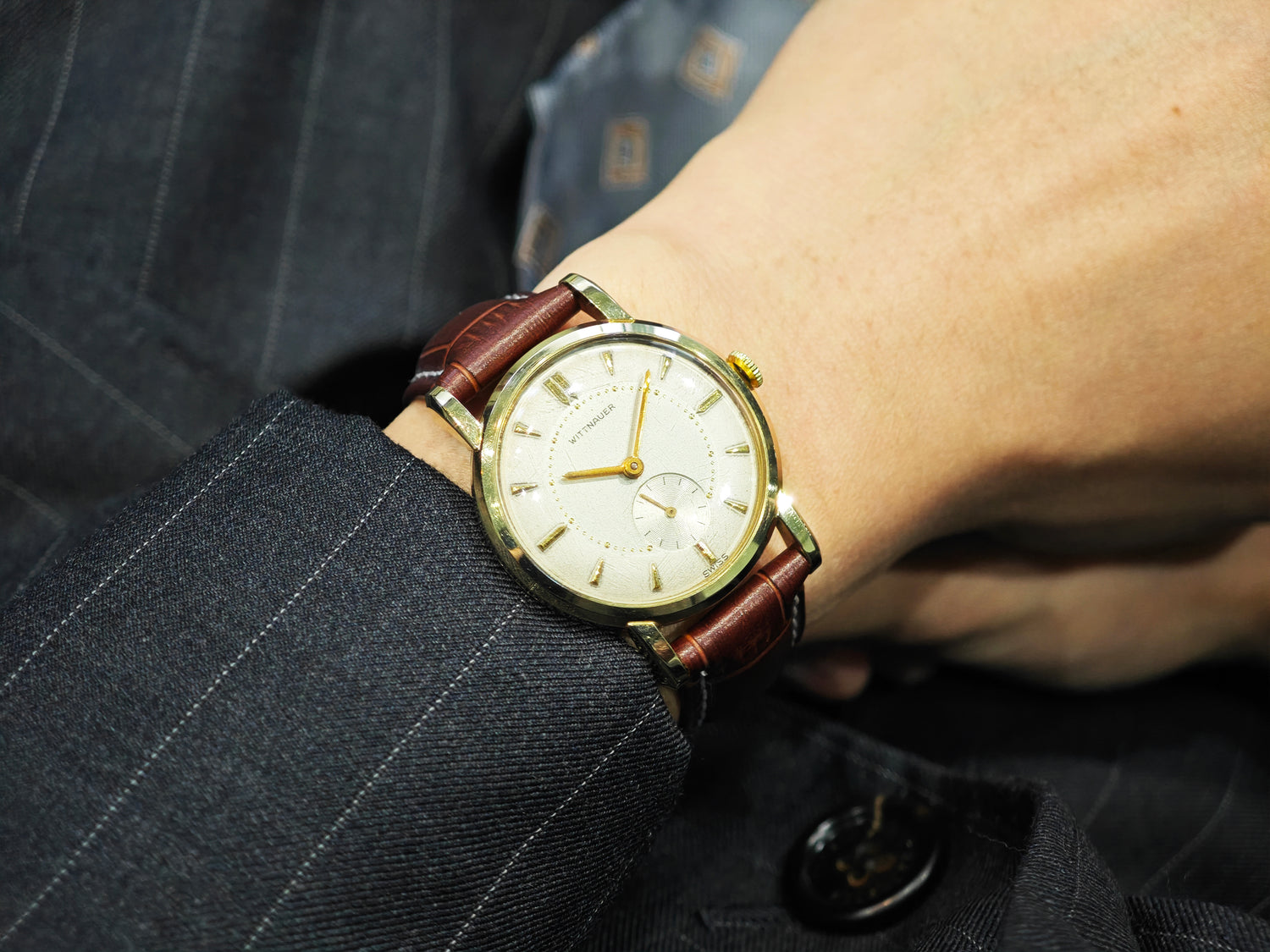 ウィットナー スモールセコンド 14K無垢 / Wittnauer 14K SOLID GOLD