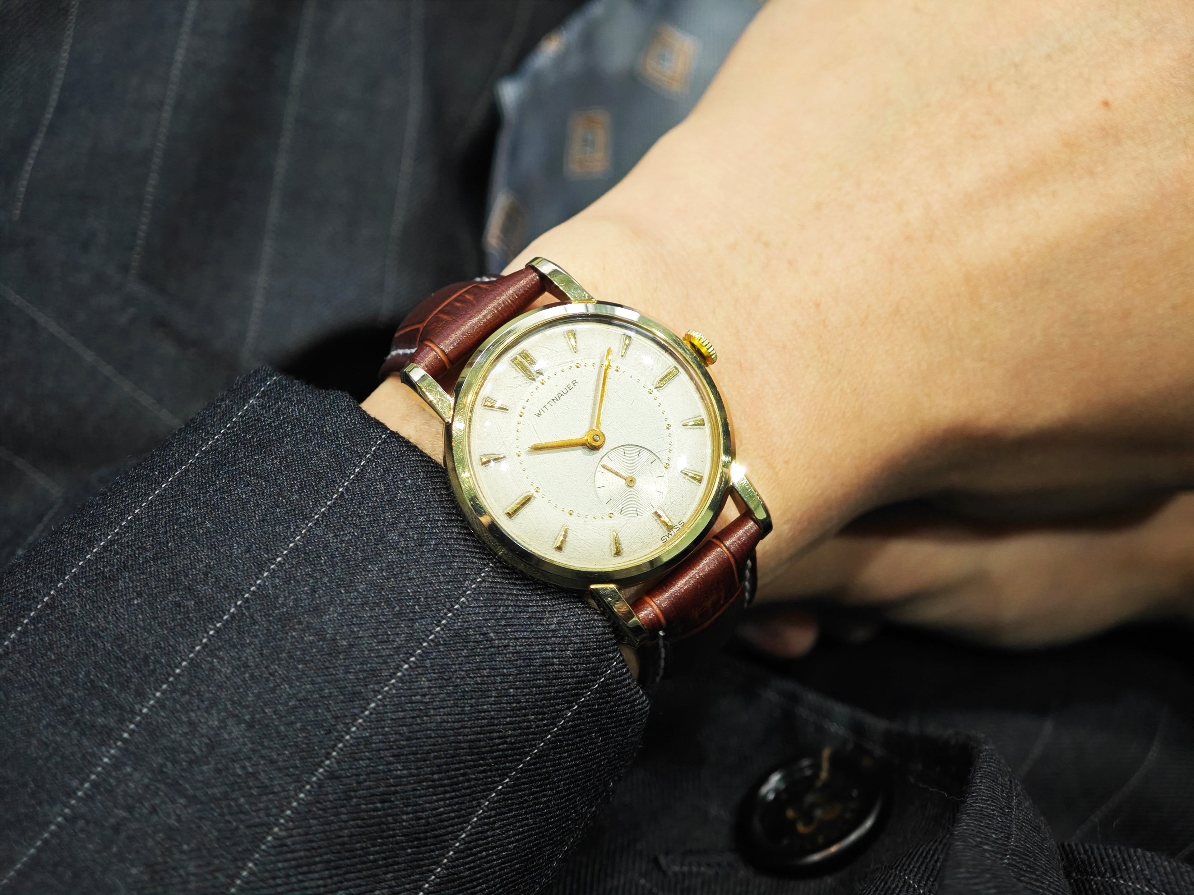 ウィットナー スモールセコンド 14K無垢 / Wittnauer 14K SOLID GOLD