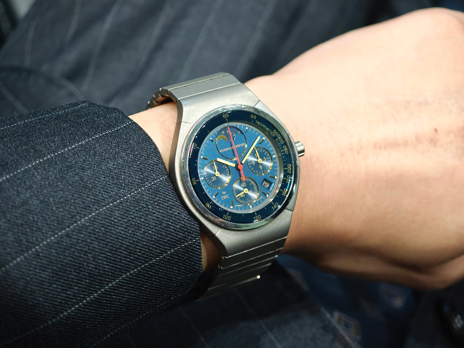 ポルシェデザイン by IWC チタニウムクロノグラフ ムーンフェイズ Ref.IW374201