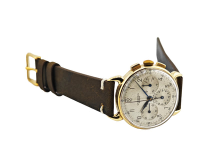 ユニバーサルジュネーブ コンパックス 14金無垢  Ref.52219 / Universal Geneve COMPAX 14K GOLD Cal.283