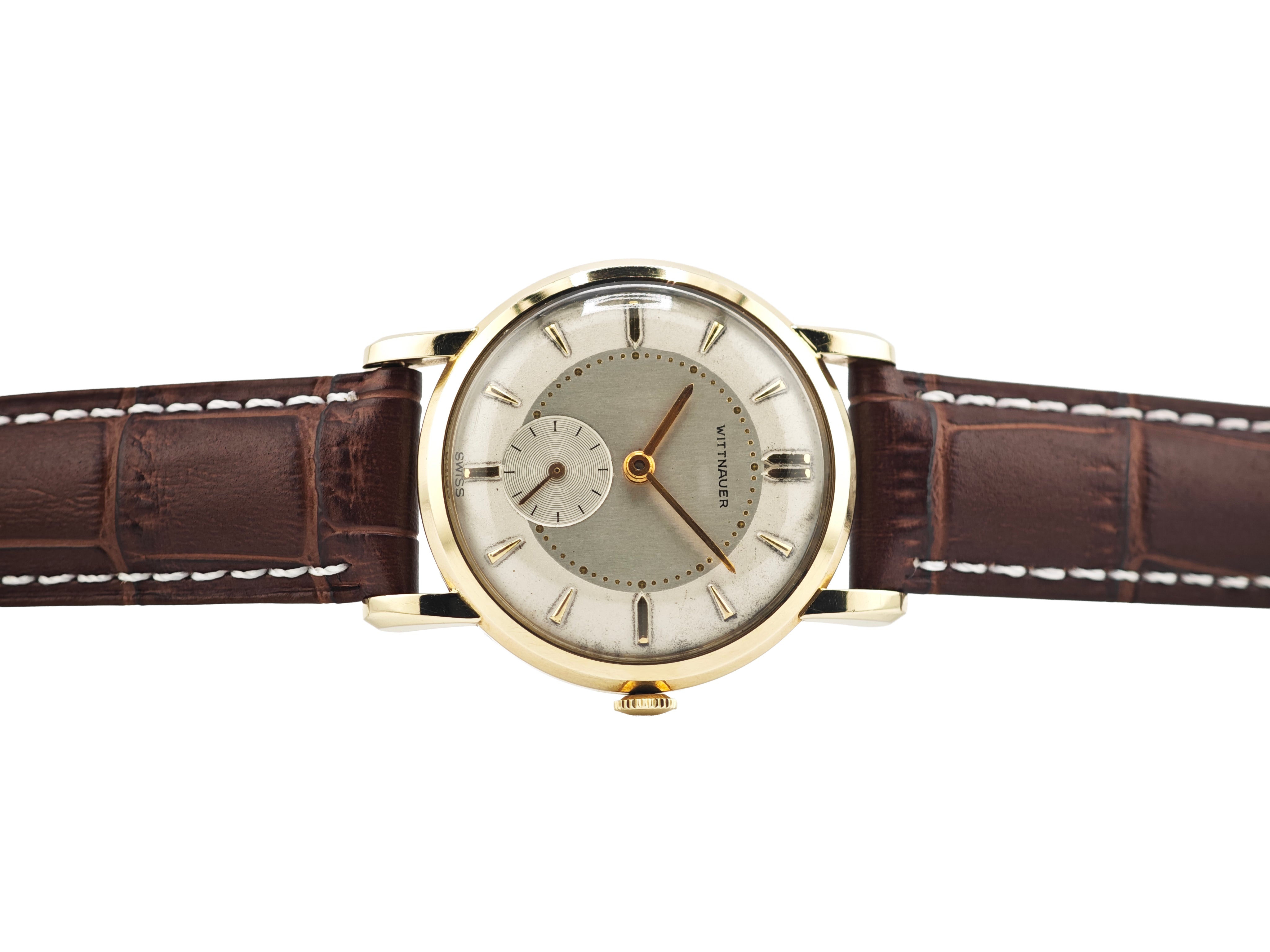 wittnauer ウイットナー 14K ゴールド 腕時計 ウィットナー スモールセコンド 14K無垢 / Wittnauer 14K SOLID GOLD