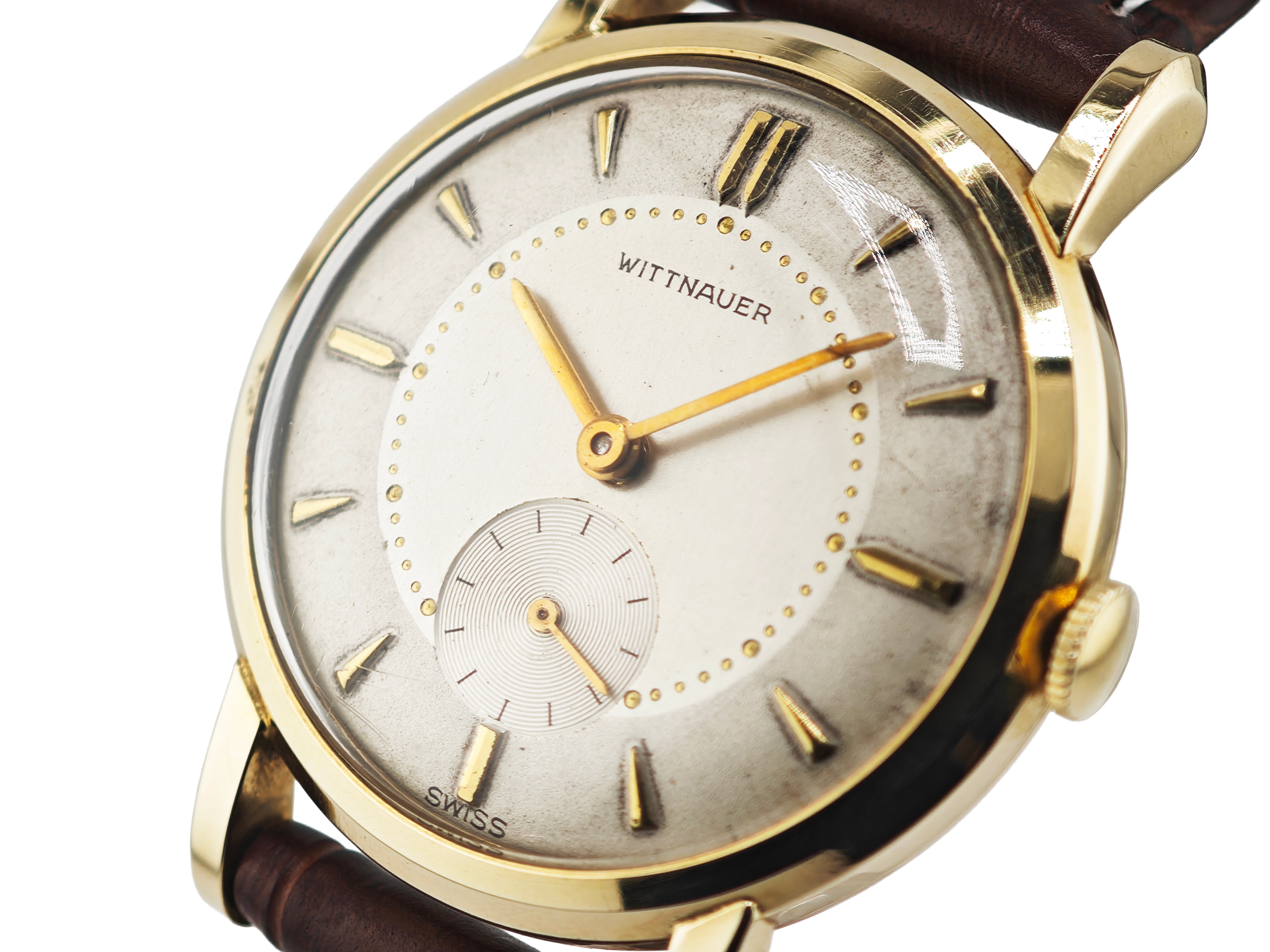 wittnauer ウイットナー 14K ゴールド 腕時計 ウィットナー スモールセコンド 14K無垢 / Wittnauer 14K SOLID GOLD