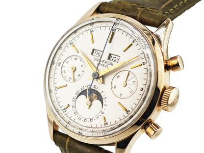 ユニバーサルジュネーブ トリプルカレンダー ムーンフェイズ クロノグラフ K18無垢 / UNIVERSAL GENEVE TripleDate Moonphase Ref.337245