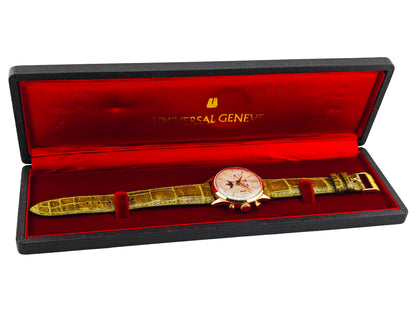 ユニバーサルジュネーブ トリプルカレンダー ムーンフェイズ クロノグラフ K18無垢 / UNIVERSAL GENEVE TripleDate Moonphase Ref.337245