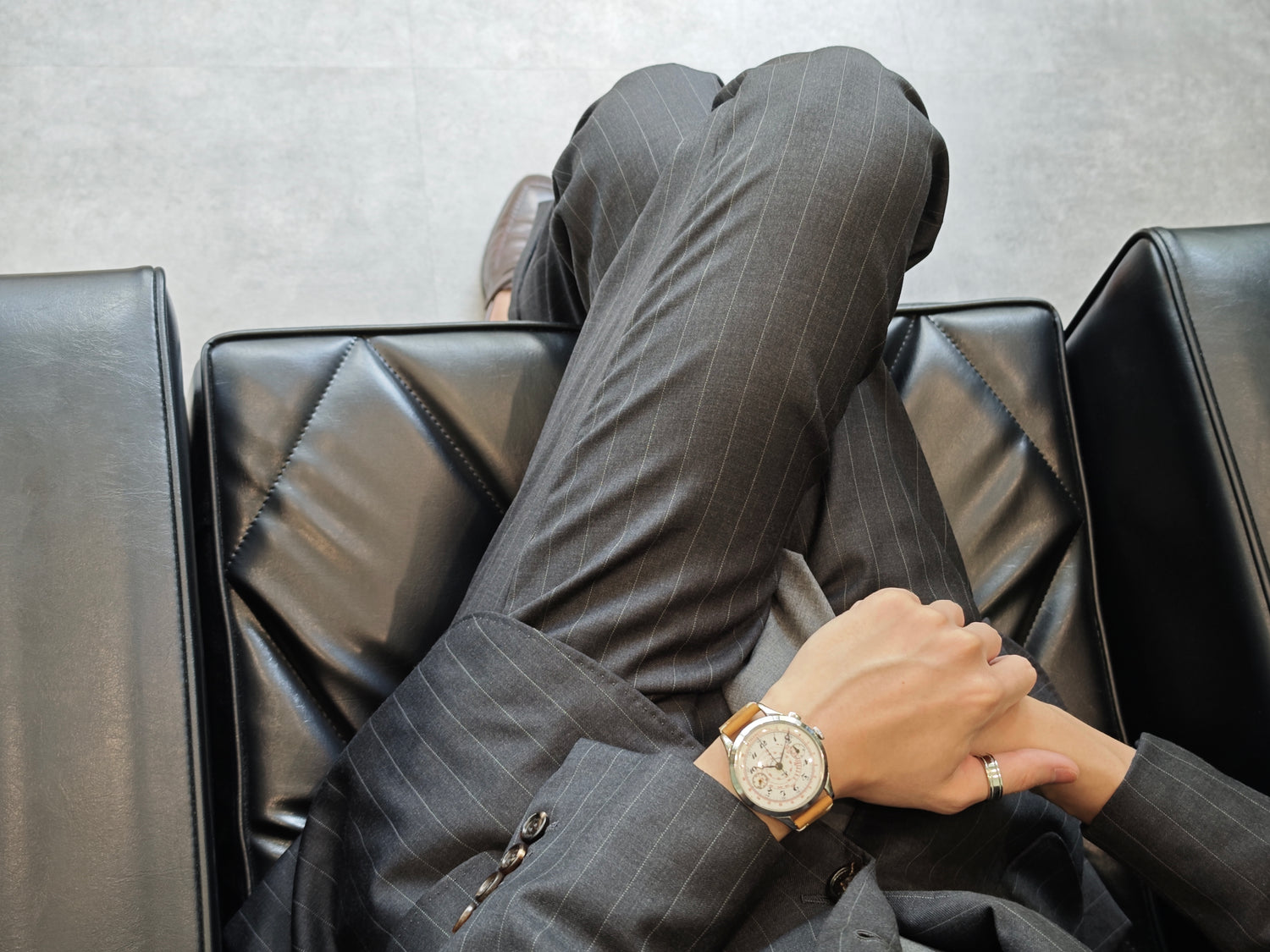 TONA ワンプッシュクロノグラフ / Monopusher Chronograph Landeron Hahn 50 Jumbo 1930ｓ