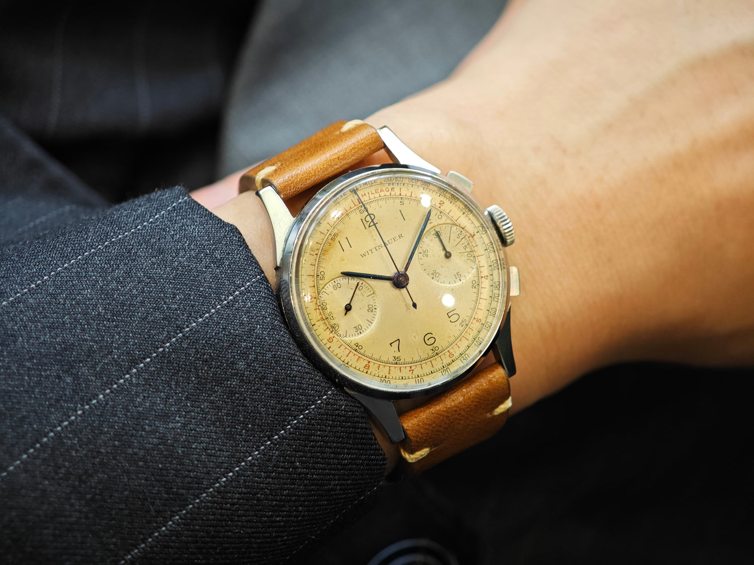 ウィットナー Cal.Venus150 / WITTNAUER Chronograph 1940&