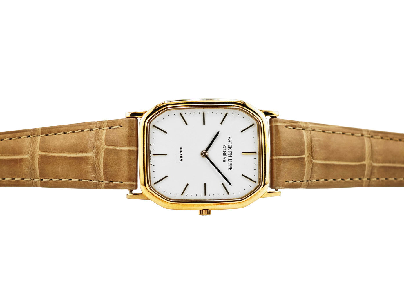 パテックフィリップ ゴンドーロ ベイヤーWネーム / PATEK PHILIPPE Gondolo Cal.177 1985&