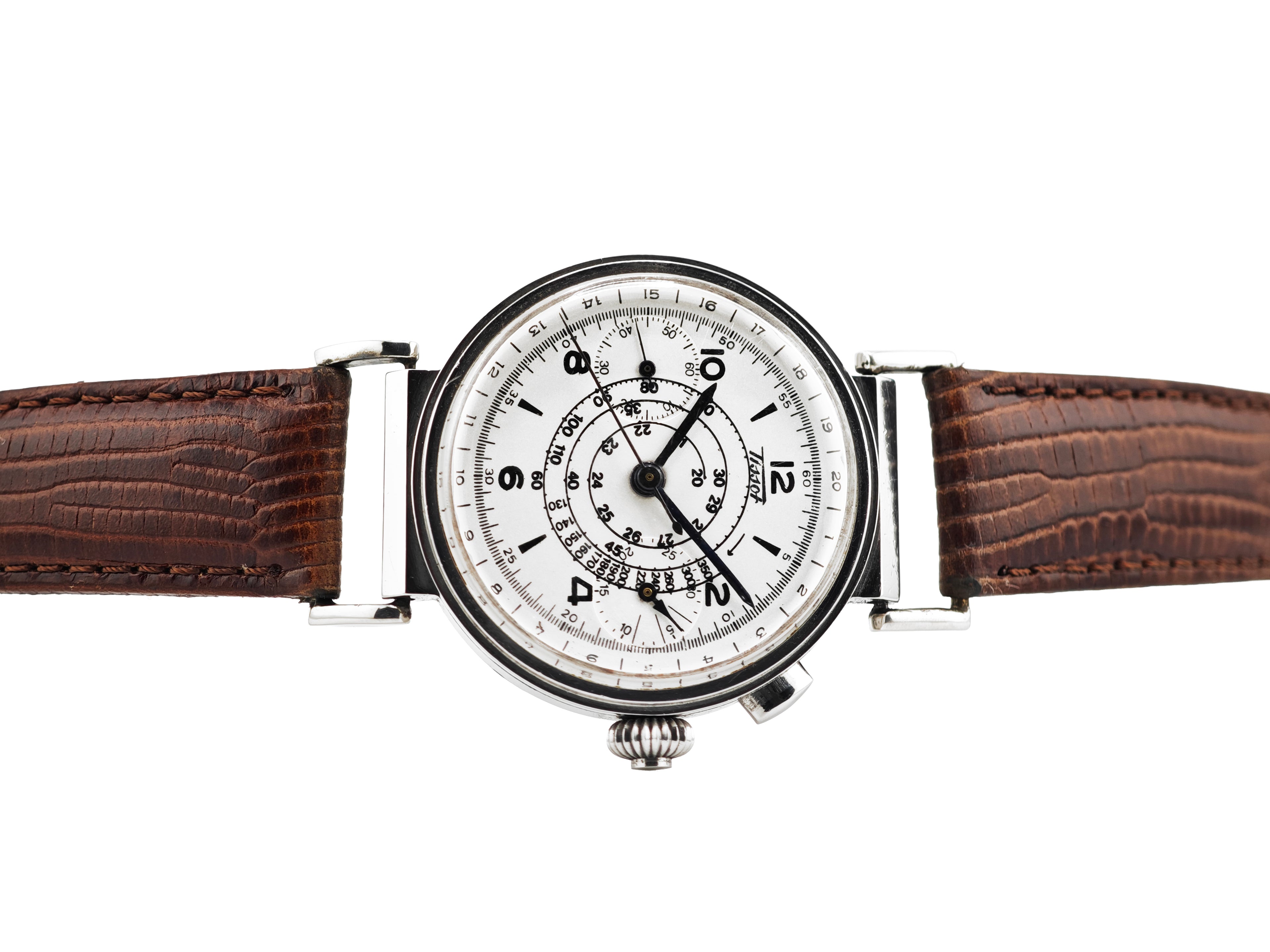 ティソ ワンプッシュクロノ Cal.15TL=OMEGA Cal.33.3 / TISSOT MonoPusher Chronograph 1930&