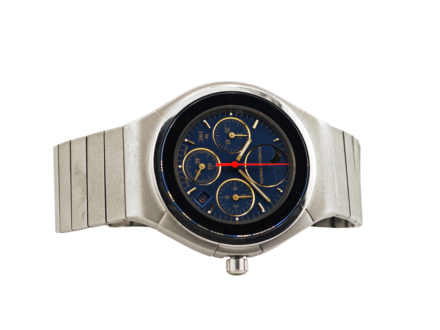 ポルシェデザイン by IWC チタニウムクロノグラフ ムーンフェイズ Ref.IW374201