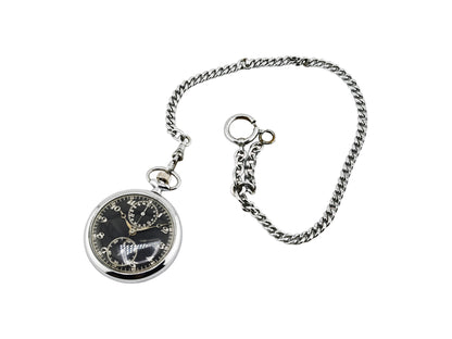 精工舎(現SEIKO)八九式活動写真銃改二 ワンプッシュクロノ 懐中時計 / SEIKOSHA Type 89 Camera Gun Mark II Pocket Chronograph