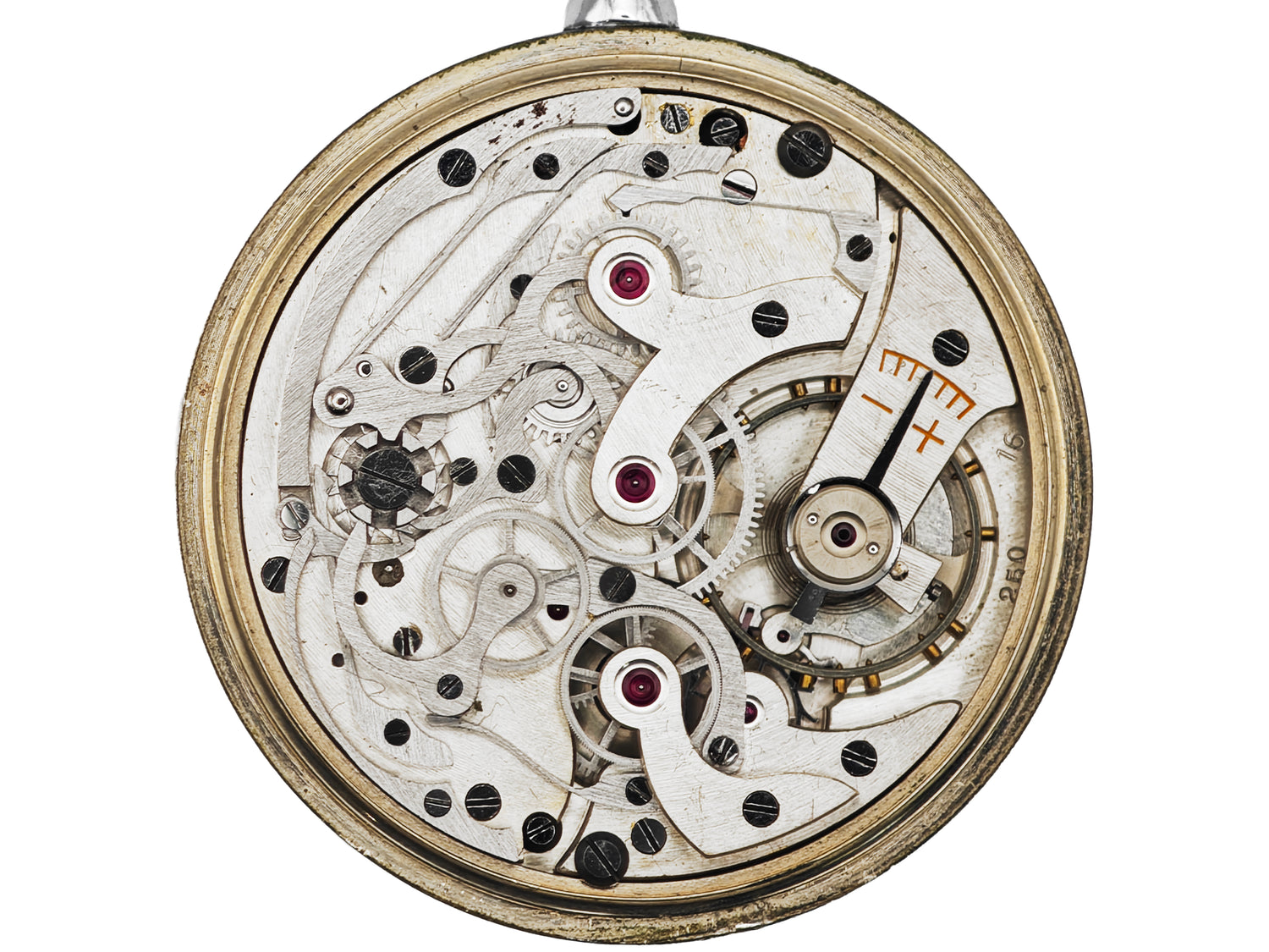 精工舎(現SEIKO)八九式活動写真銃改二 ワンプッシュクロノ 懐中時計 / SEIKOSHA Type 89 Camera Gun Mark II Pocket Chronograph