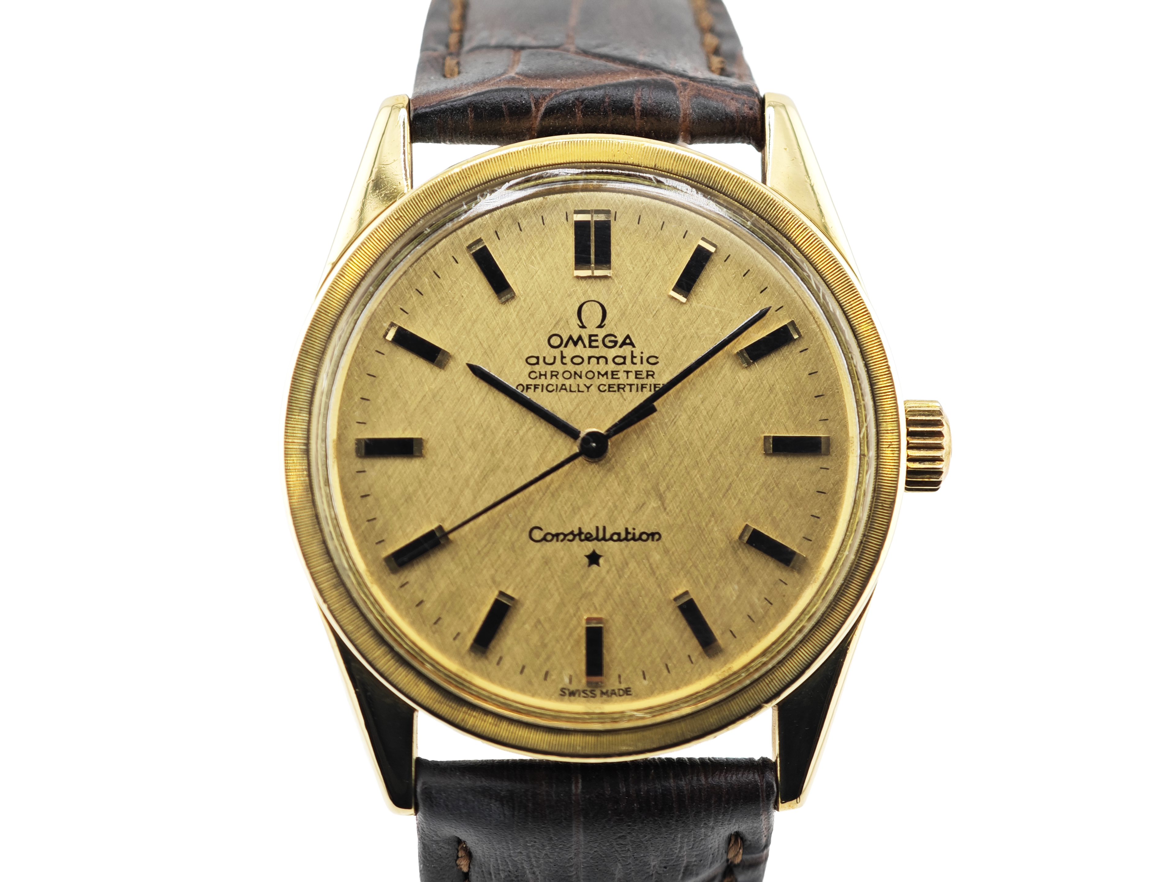 オメガ コンステレーションクロノメーター K18無垢 Ref.167.021 / OMEGA Constellation Chronometer 18K Cal.712