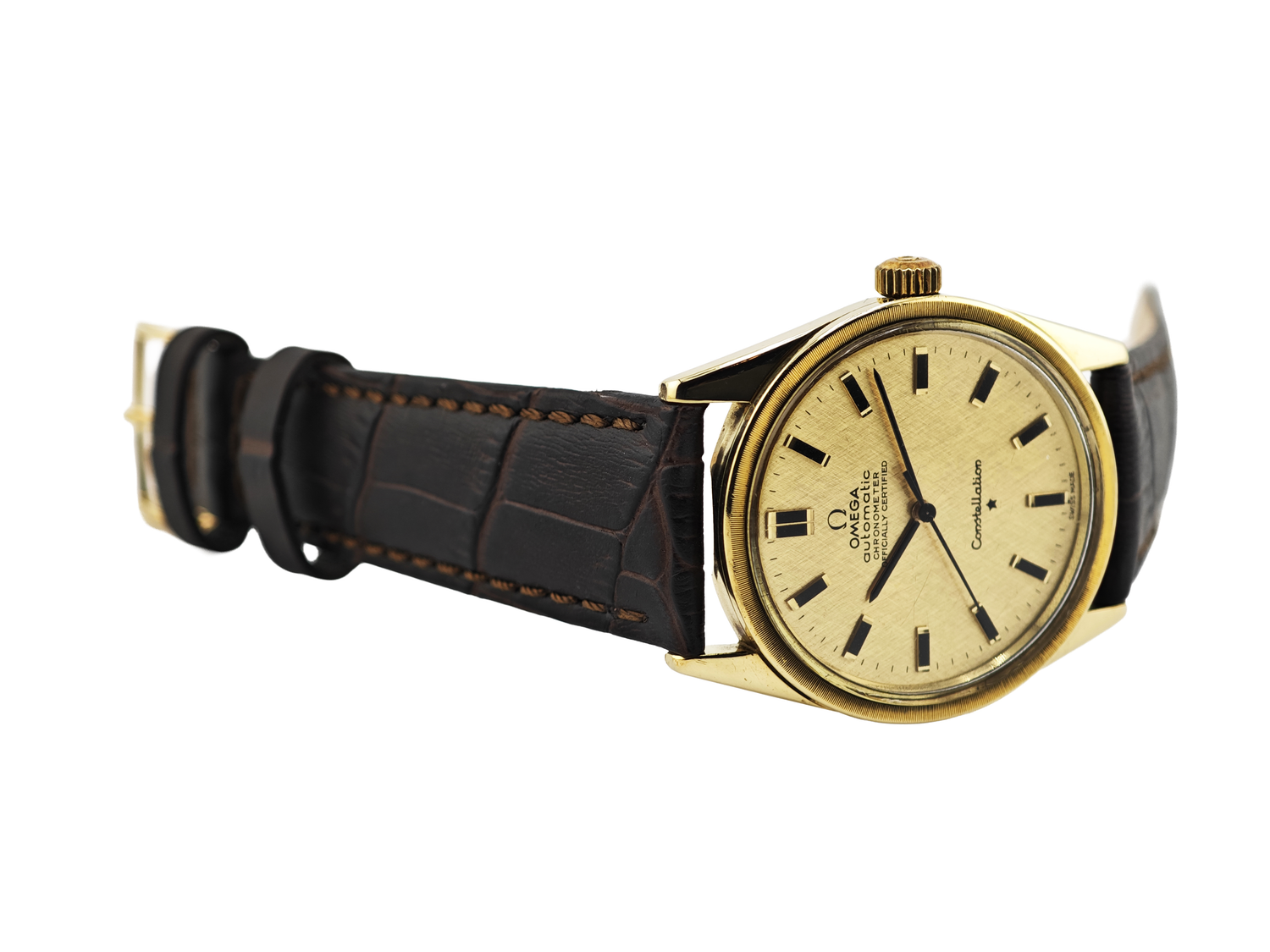 オメガ コンステレーションクロノメーター K18無垢 Ref.167.021 / OMEGA Constellation Chronometer 18K Cal.712