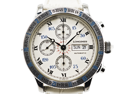 ロンジン リンドバーグ アワーアングル クロノグラフ / LONGINES Hour Angle Lindbergh Chronograph Ref.674.52.32 Cal.L674.4