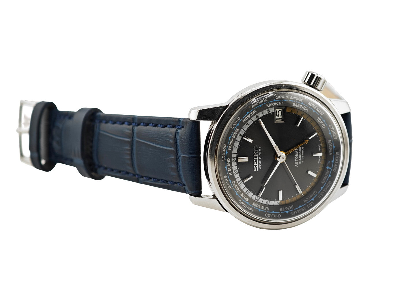 セイコー ワールドタイム 聖火マーク Ref.6217-7000  / SEIKO World Timer Cal.6217A