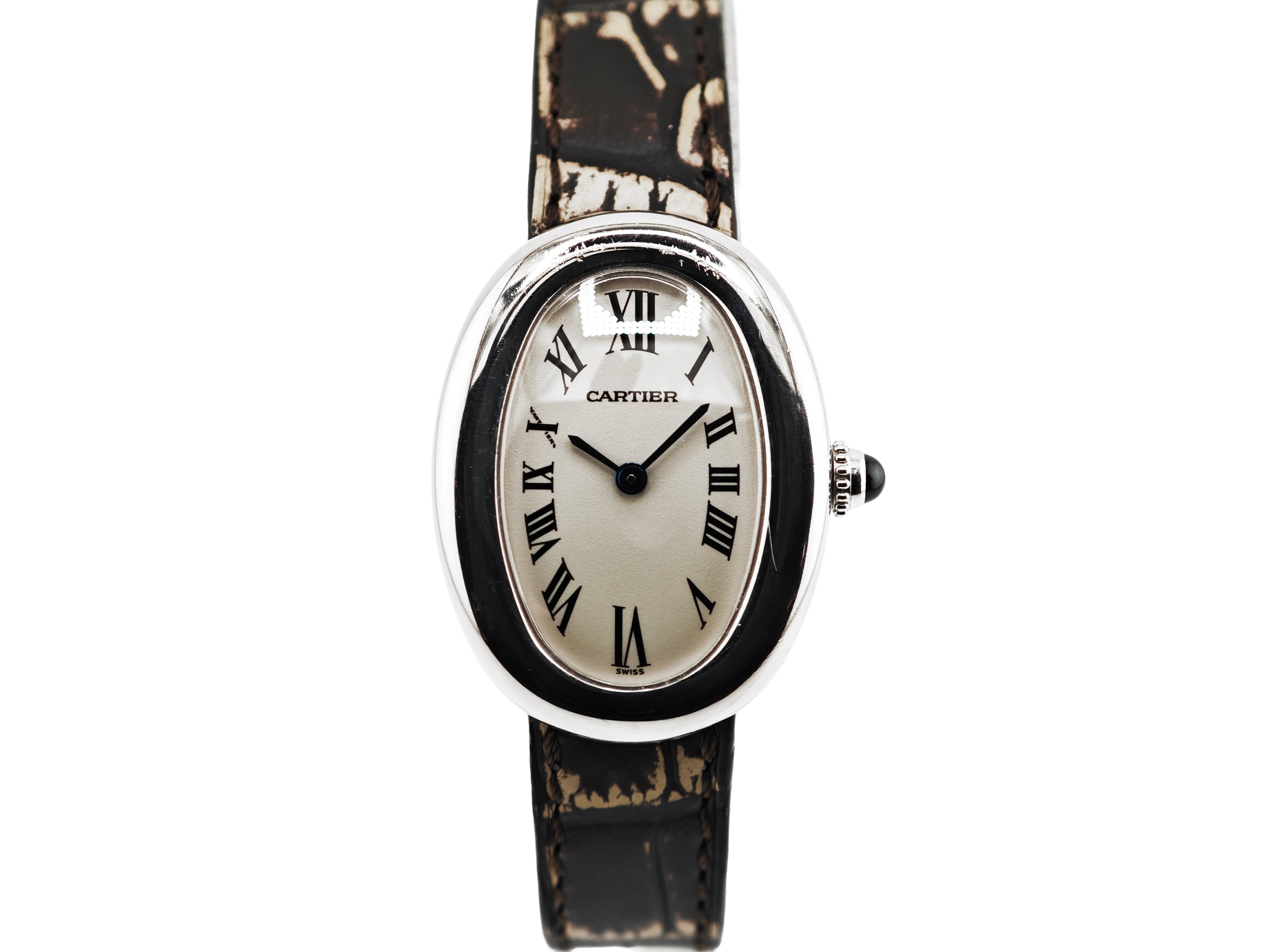 カルティエ ベニュワール Ref.1955 18KWG金無垢  / Cartier Baignoire 1990&