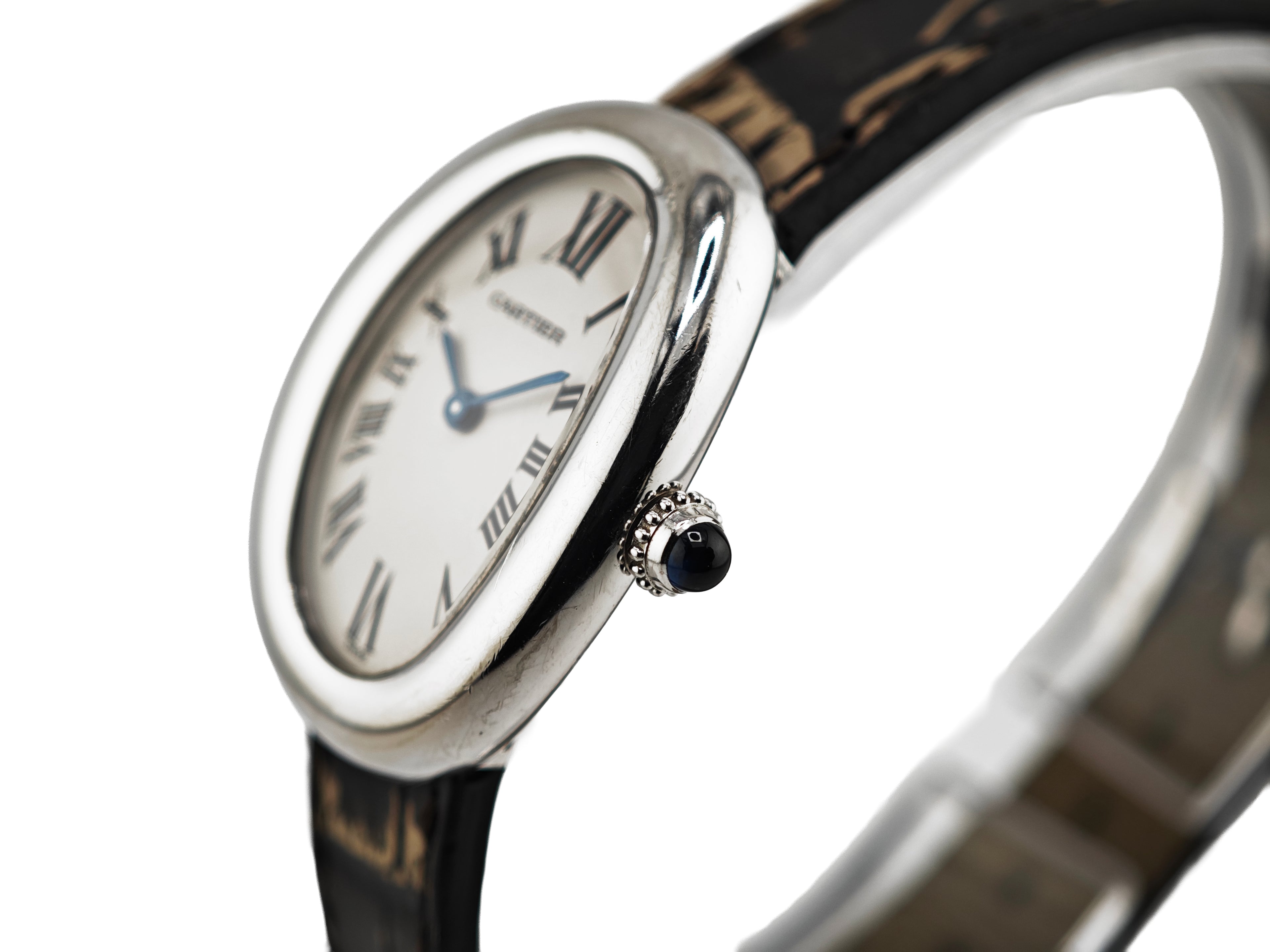 カルティエ ベニュワール Ref.1955 18KWG金無垢  / Cartier Baignoire 1990&