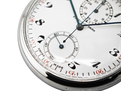 エクセルシオパーク ワンプッシュクロノ 懐中時計 Ref.500 /  ExcelsiorPark Chronograph pocket watch vintage
