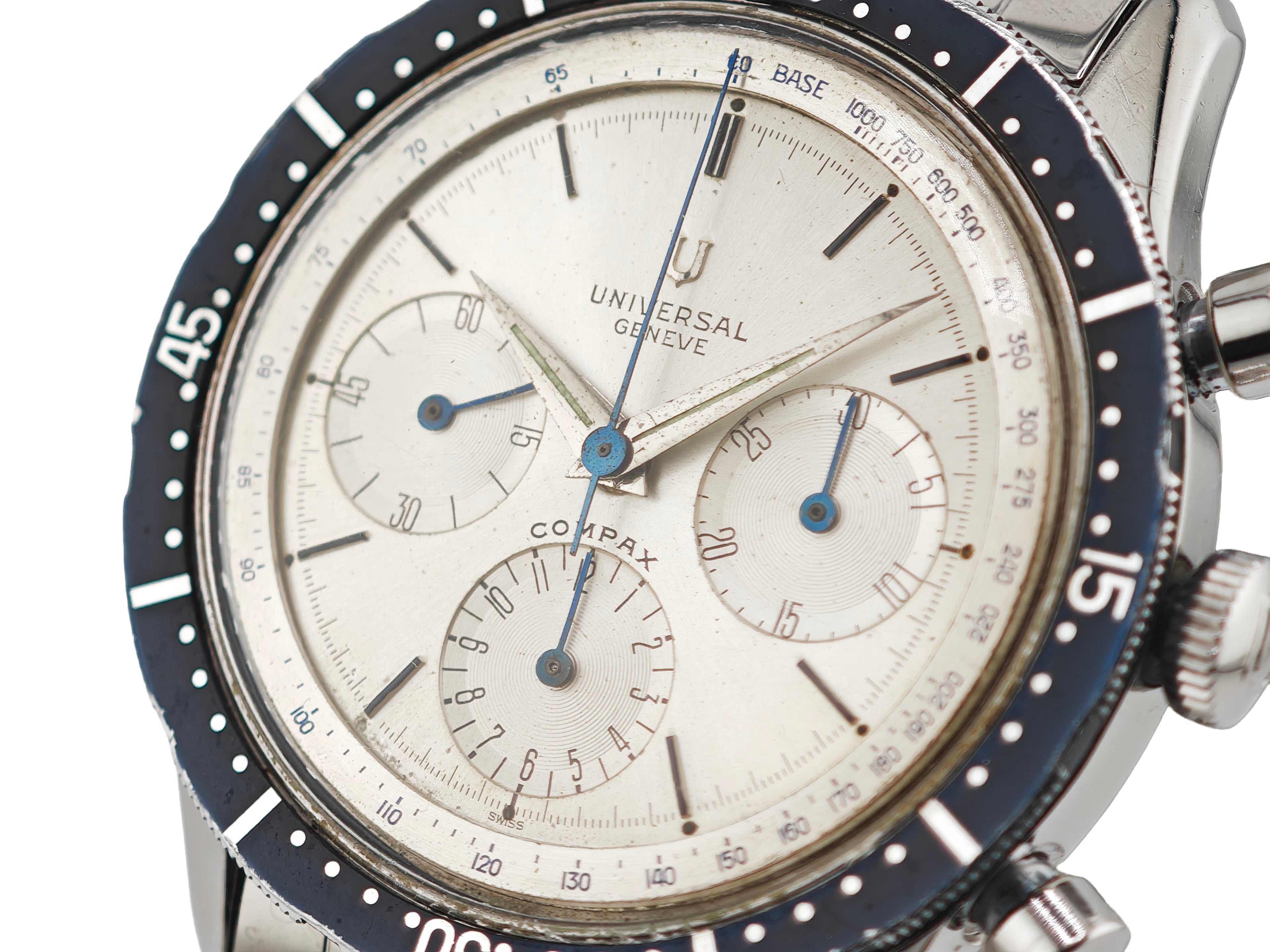 ユニバーサルジュネーブ "ジャンボ・アルビノ"コンパックス Ref. 22703-1 / Universal Genève The Jumbo Albino COMPAX 40.5mm