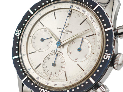 ユニバーサルジュネーブ "ジャンボ・アルビノ"コンパックス Ref. 22703-1 / Universal Genève The Jumbo Albino COMPAX 40.5mm