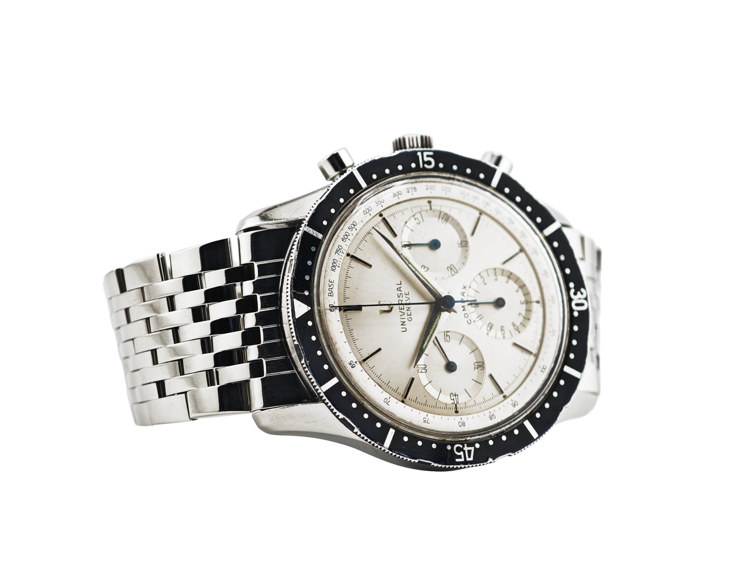 ユニバーサルジュネーブ "ジャンボ・アルビノ"コンパックス Ref. 22703-1 / Universal Genève The Jumbo Albino COMPAX 40.5mm