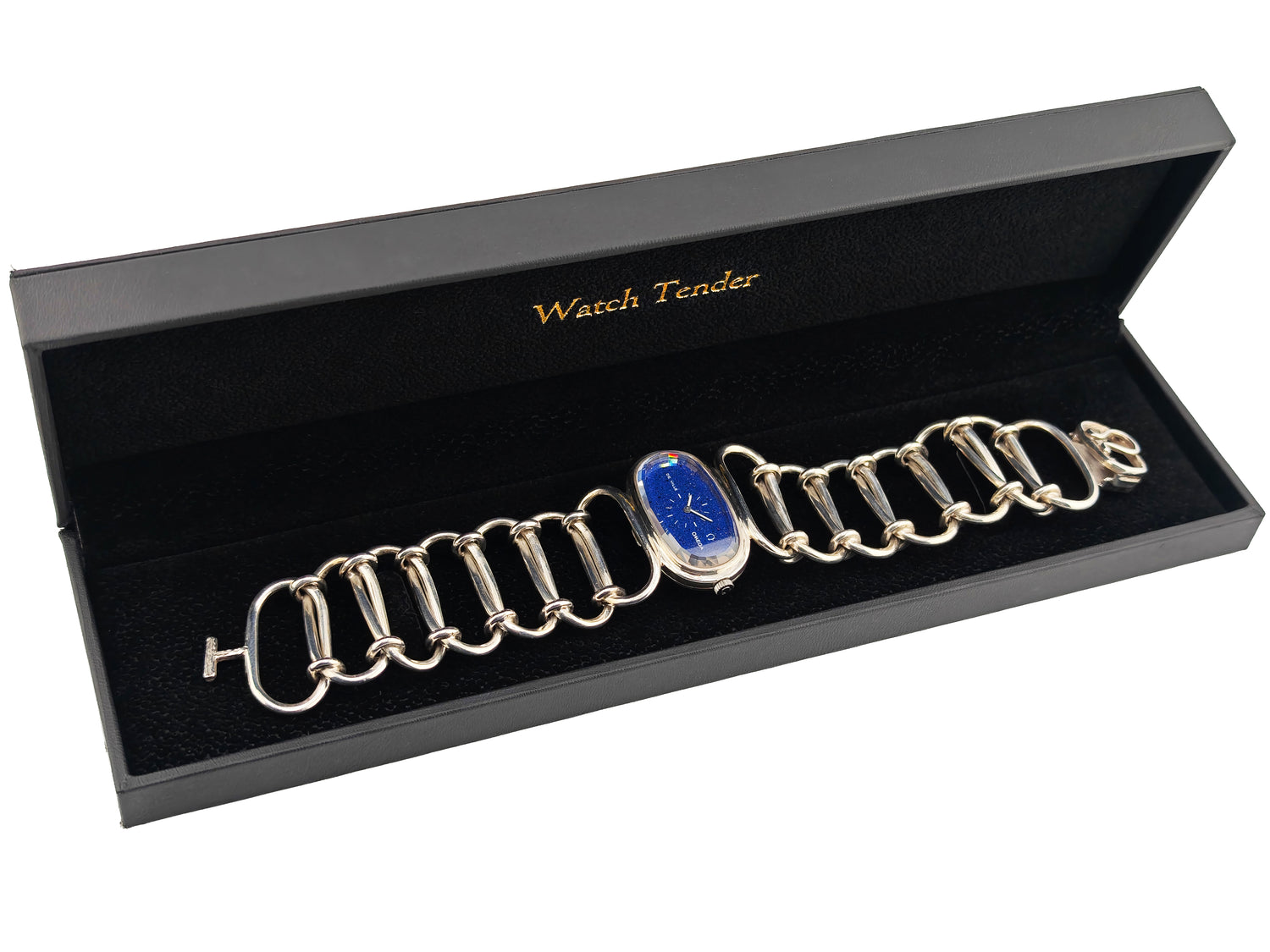 オメガ アンドリュー・グリマ デ・ヴィル SV925無垢 Ref.8333 / OMEGA Andrew Grima DEVILLE Lapis Lazuli