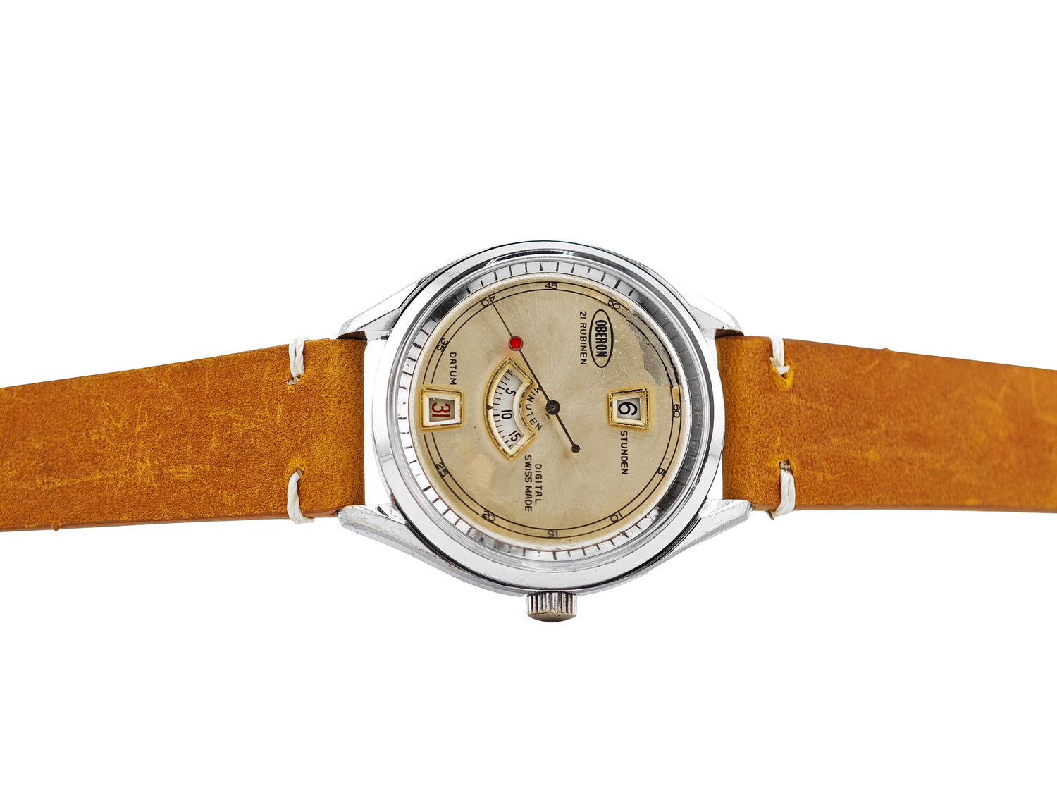 オベロン ジャンピングアワー Ref.22247 / OBERON "Digintal" Jumping Hour About 1960&