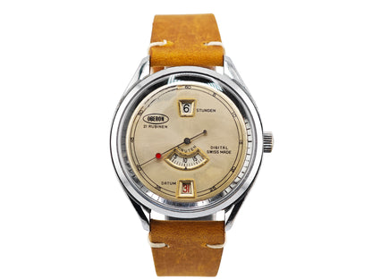 オベロン ジャンピングアワー Ref.22247 / OBERON "Digintal" Jumping Hour About 1960&
