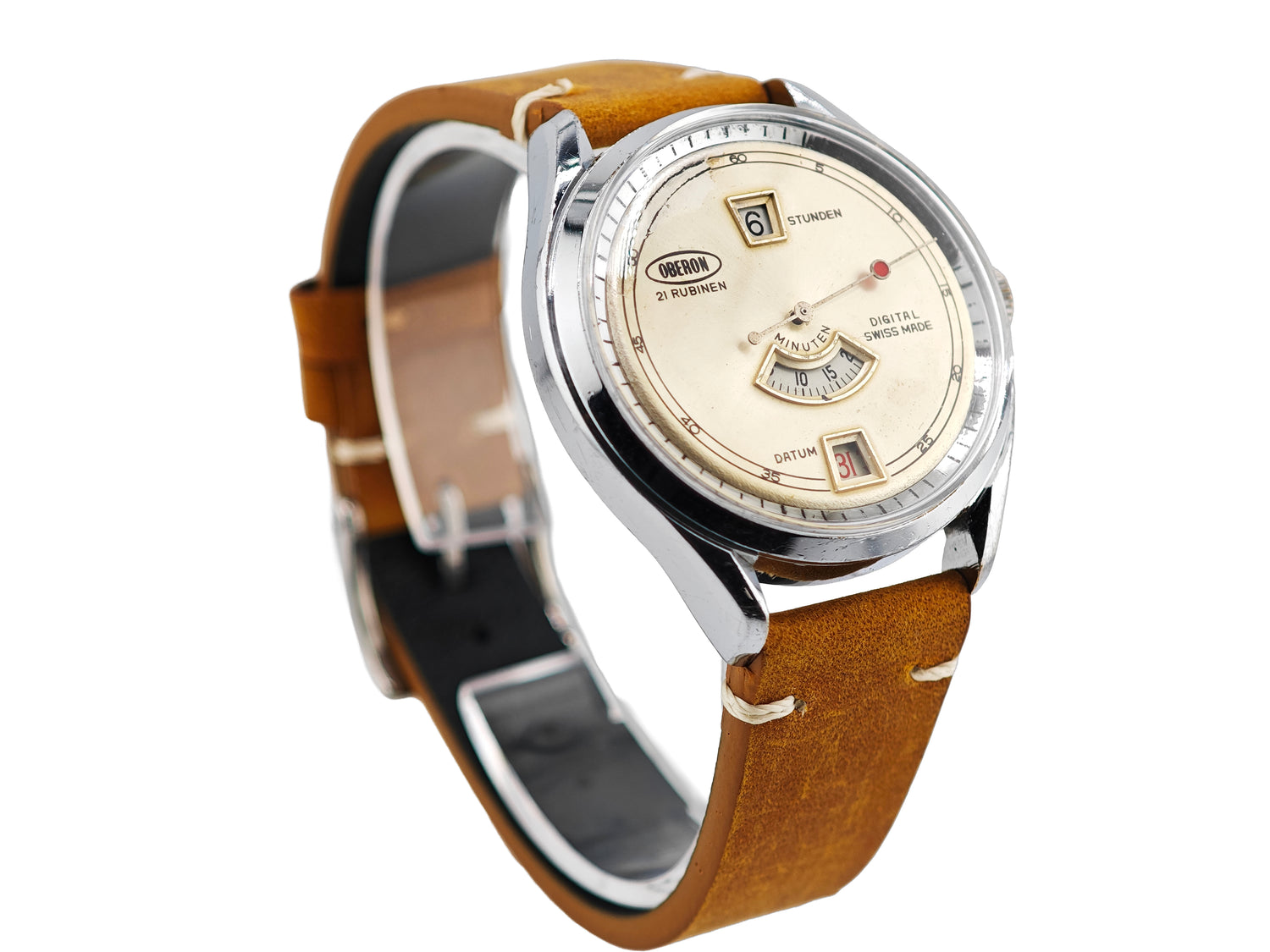 オベロン ジャンピングアワー Ref.22247 / OBERON "Digintal" Jumping Hour About 1960&