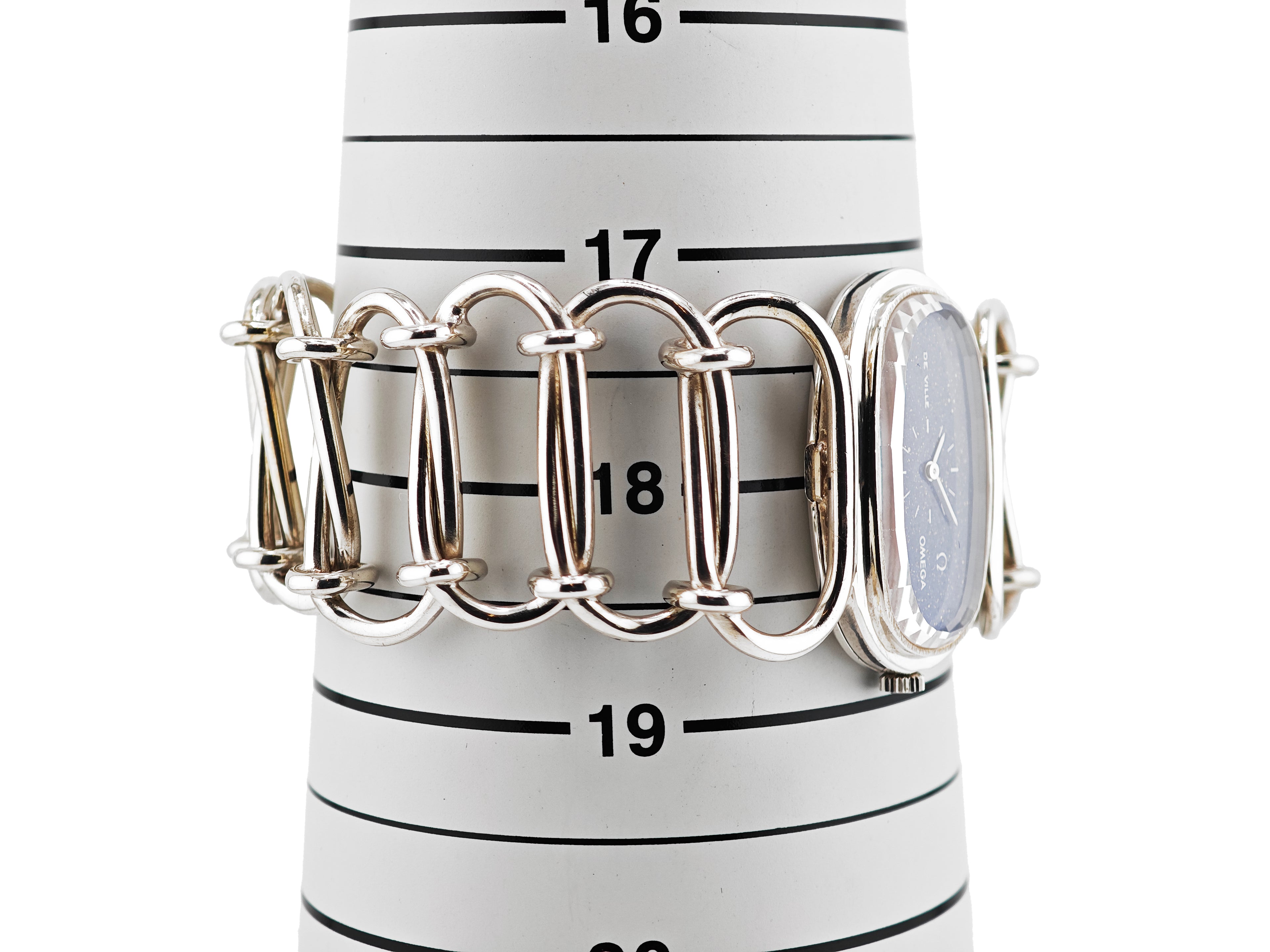 オメガ アンドリュー・グリマ デ・ヴィル SV925無垢 Ref.8333 / OMEGA Andrew Grima DEVILLE Lapis Lazuli