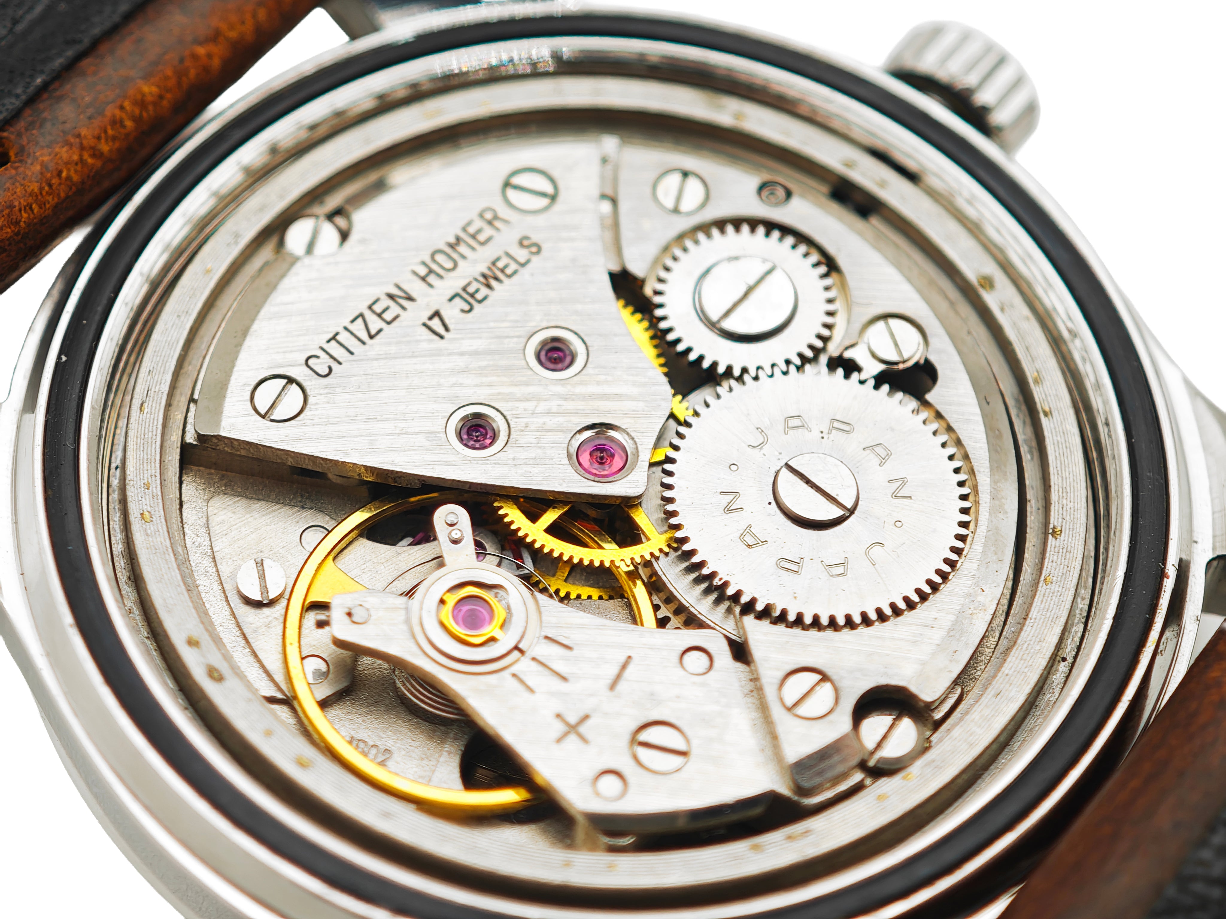 CITIZEN 1円から シチズン ホーマー 手巻き 19石 メンズ アンティーク 