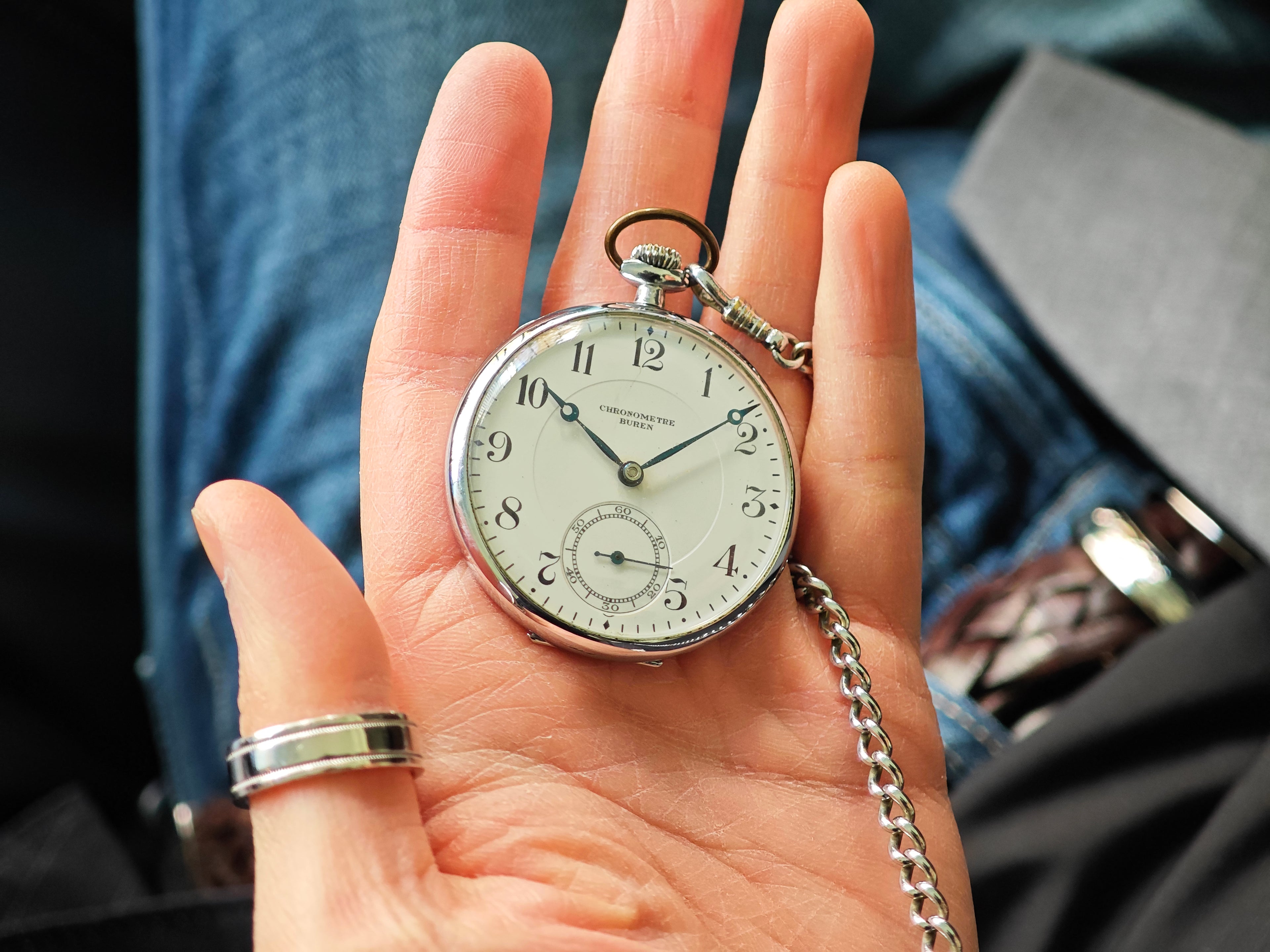 ビューレン クロノメーター 懐中時計 / BUREN Chronometer Pocket Watch