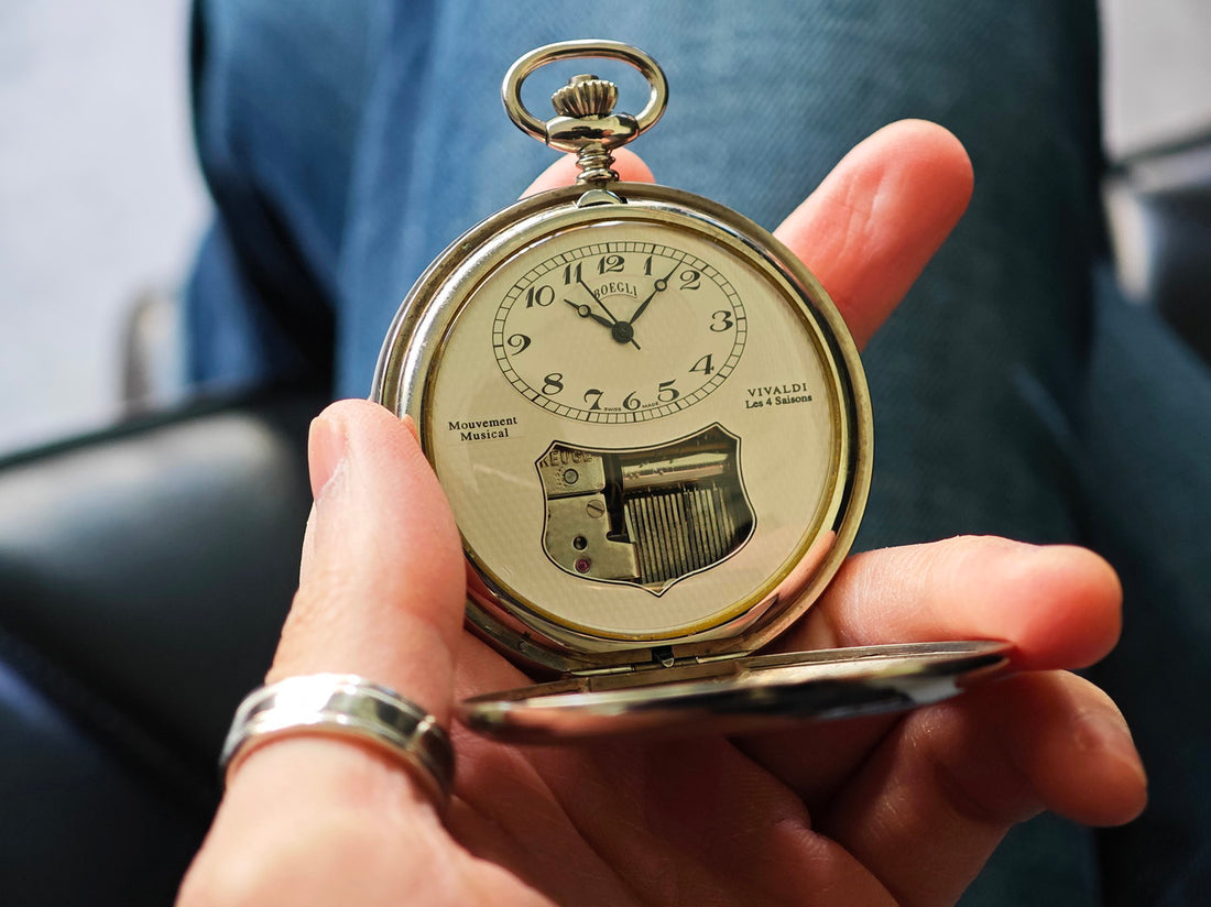 ボーグリ オルゴール懐中時計 Ref.BG-M40A / BOEGLI VIVALDI Musical Pocket Watche