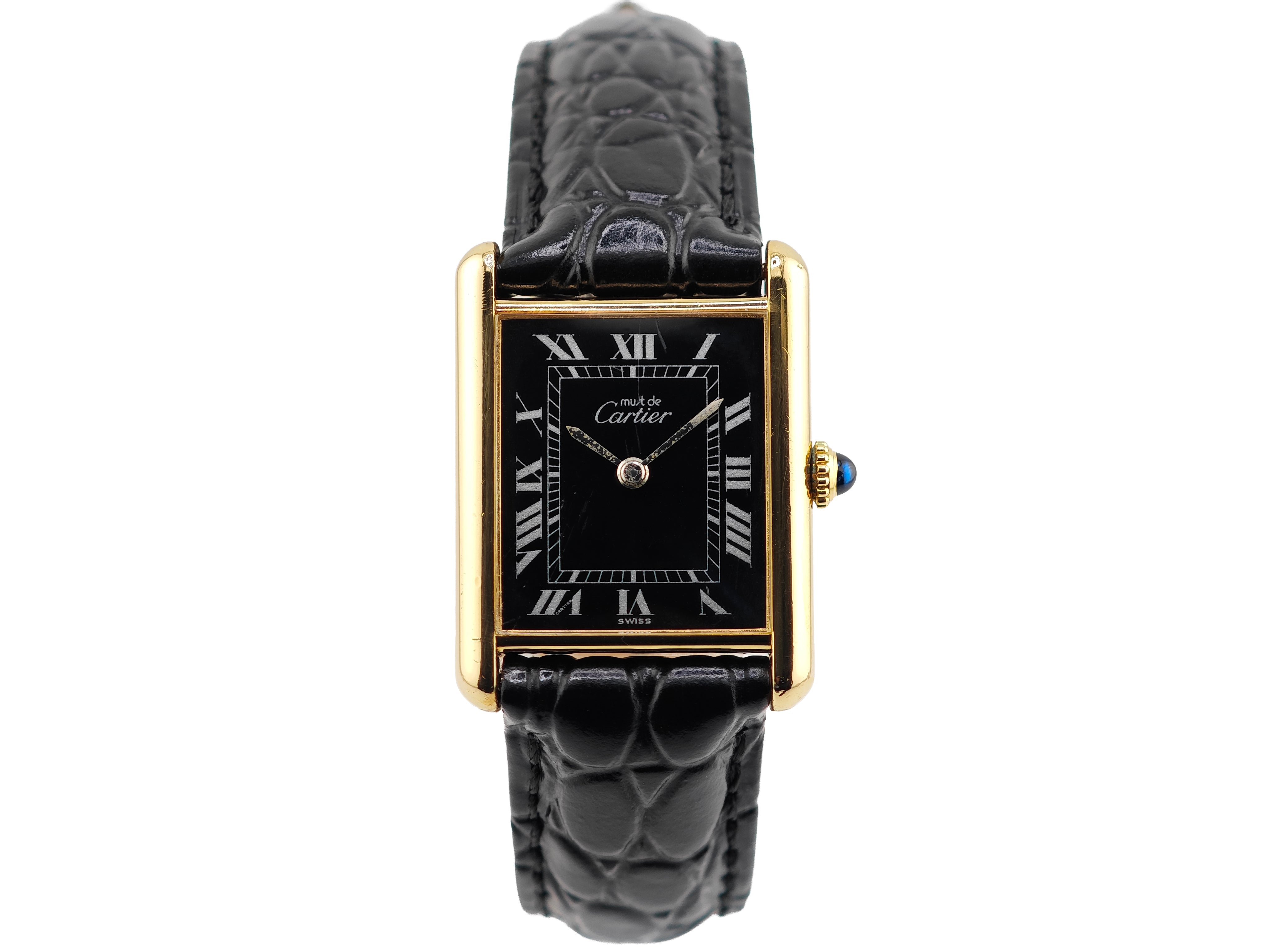 カルティエ マストタンク LM 手巻き Cal.78-1 / CARTIER TANK LM size