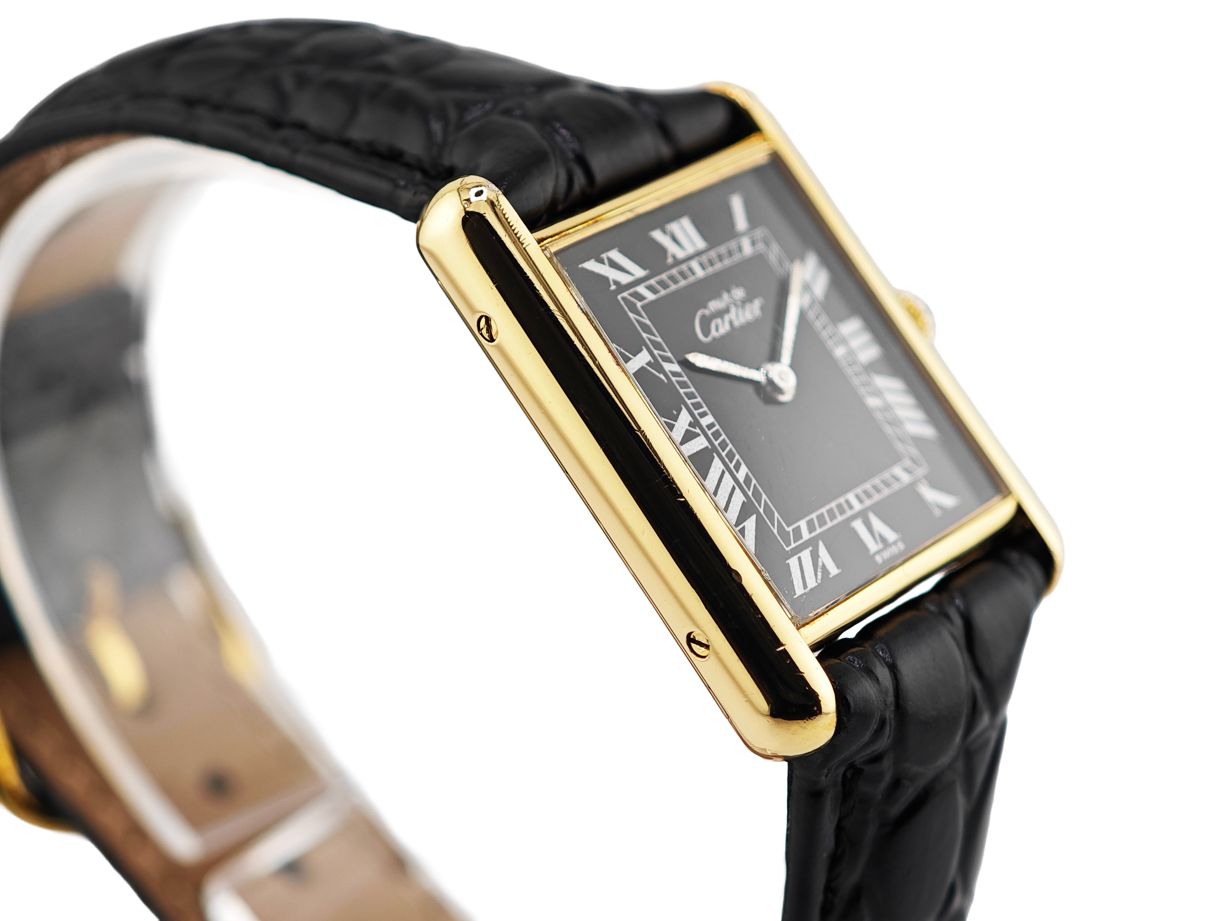 カルティエ マストタンク LM 手巻き Cal.78-1 / CARTIER TANK LM size