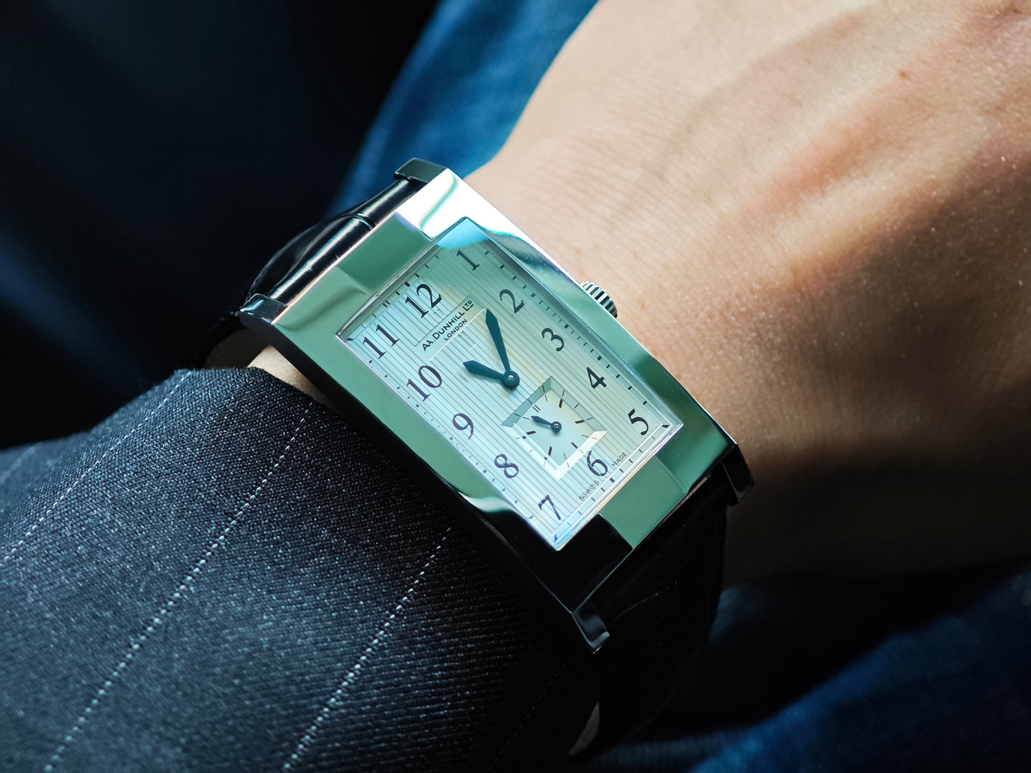 ダンヒル ファセット ジャガールクルトムーブメント 未使用品 Ref.DUH018 / DUNHILL FACET Jaeger LeCoultre Movement 2011&