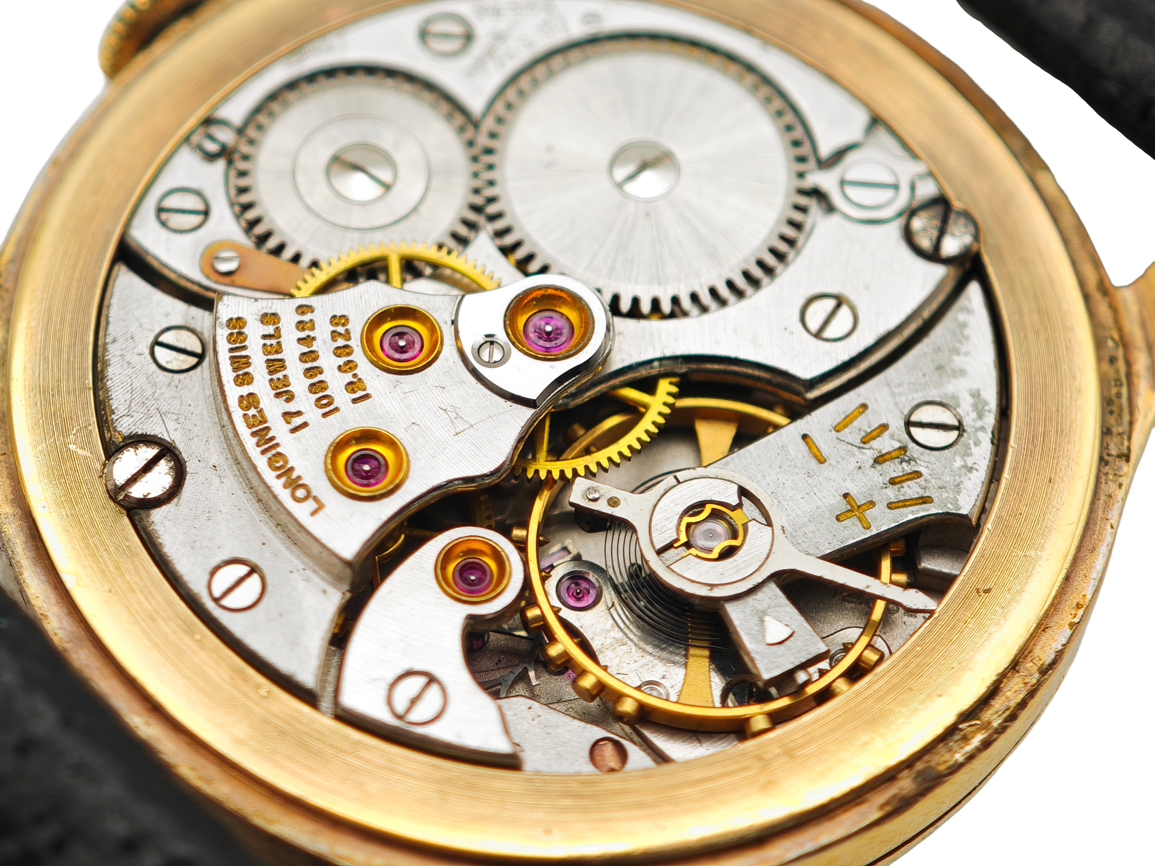 ロンジン デニソンケース 9K無垢 Ref.13322  \ LONGINES DENNISON case cal.12.68ZS 9ct gold