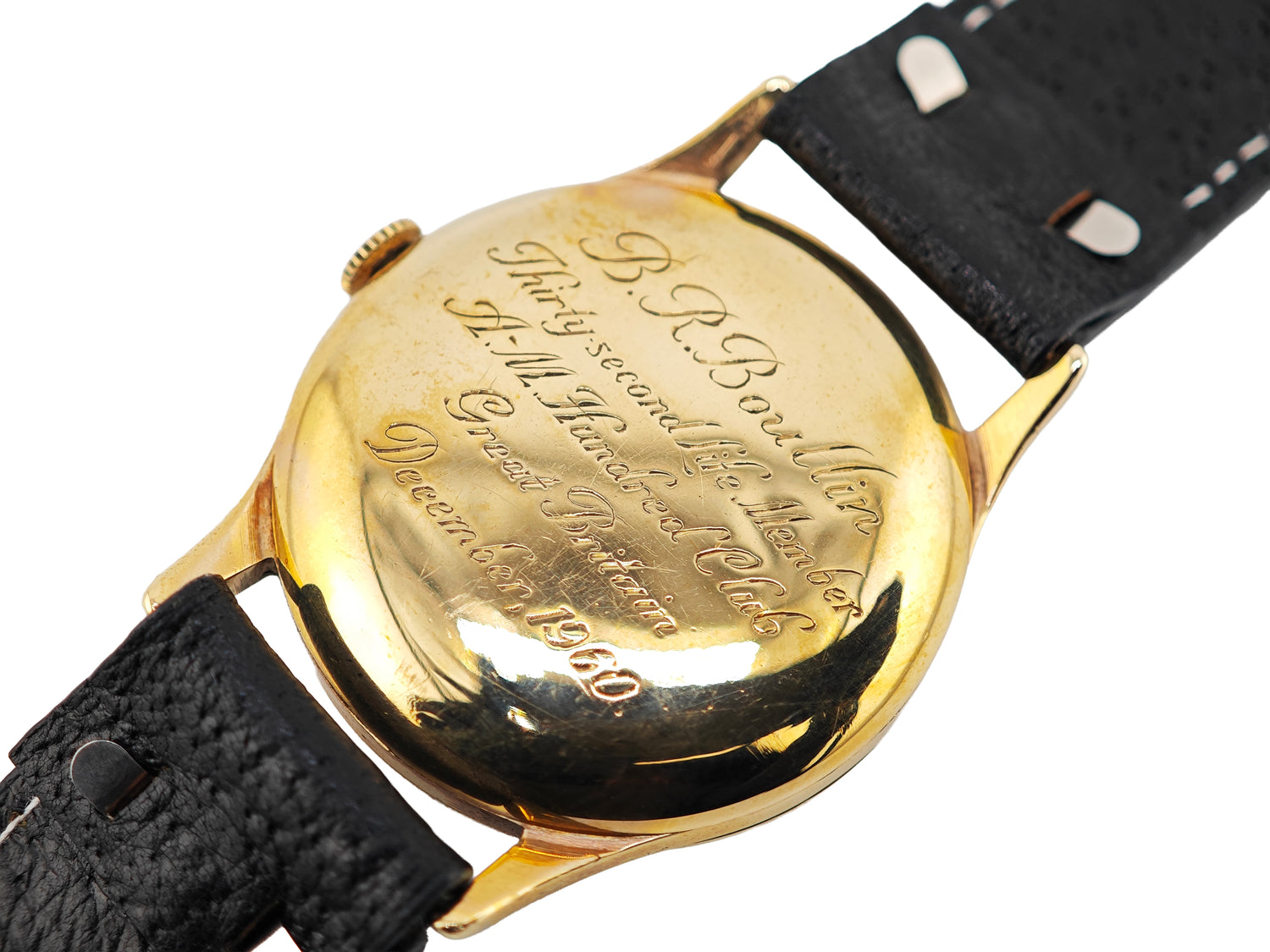ロンジン デニソンケース 9K無垢 Ref.13322  \ LONGINES DENNISON case cal.12.68ZS 9ct gold