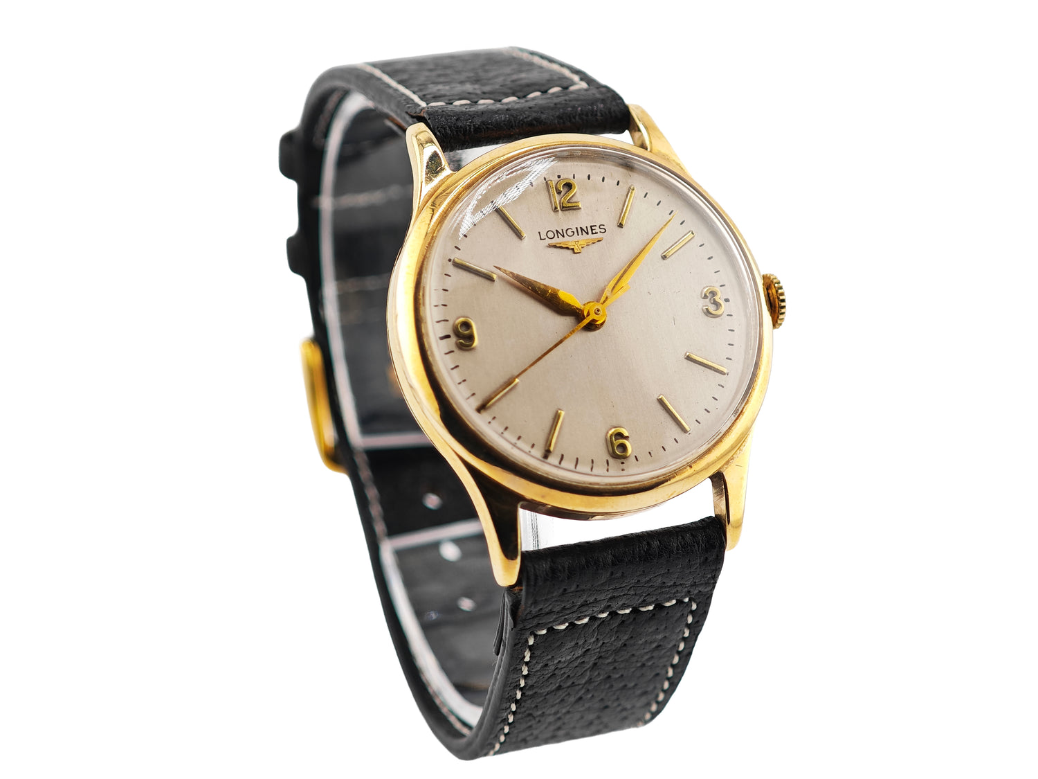 ロンジン デニソンケース 9K無垢 Ref.13322  \ LONGINES DENNISON case cal.12.68ZS 9ct gold