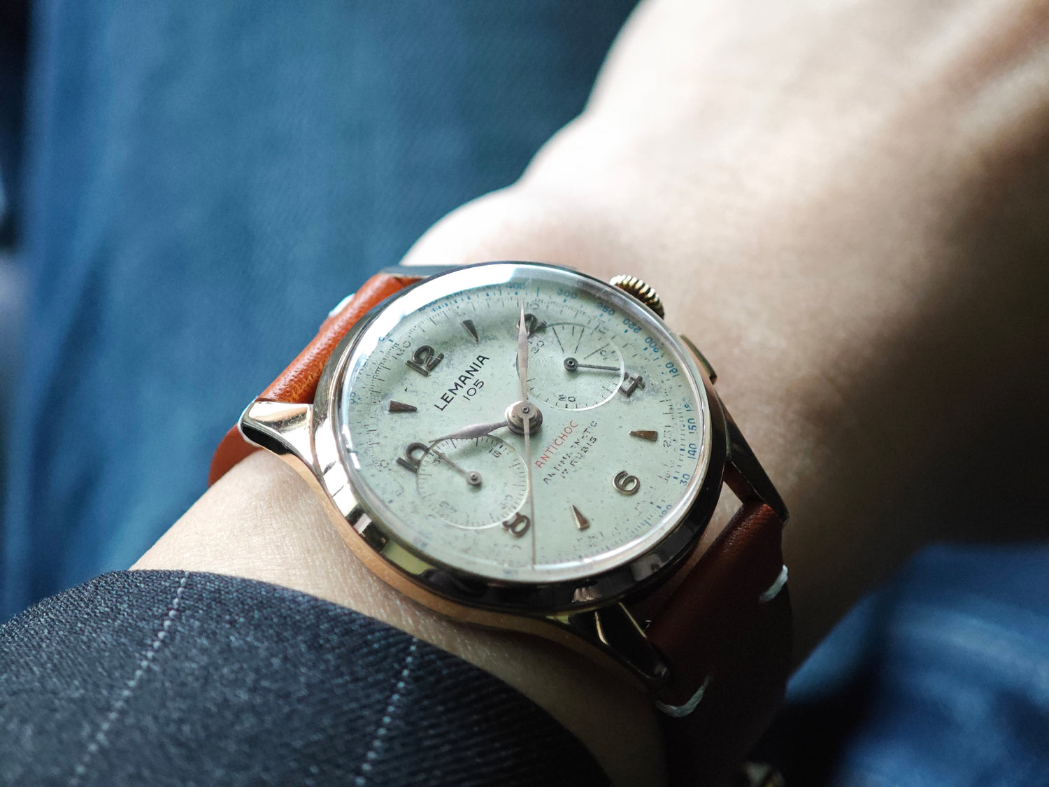 レマニア 105 バイコンパックス ref.252 cal.1275 / LEMANIA BICOMPAX CHRONOGRAPH