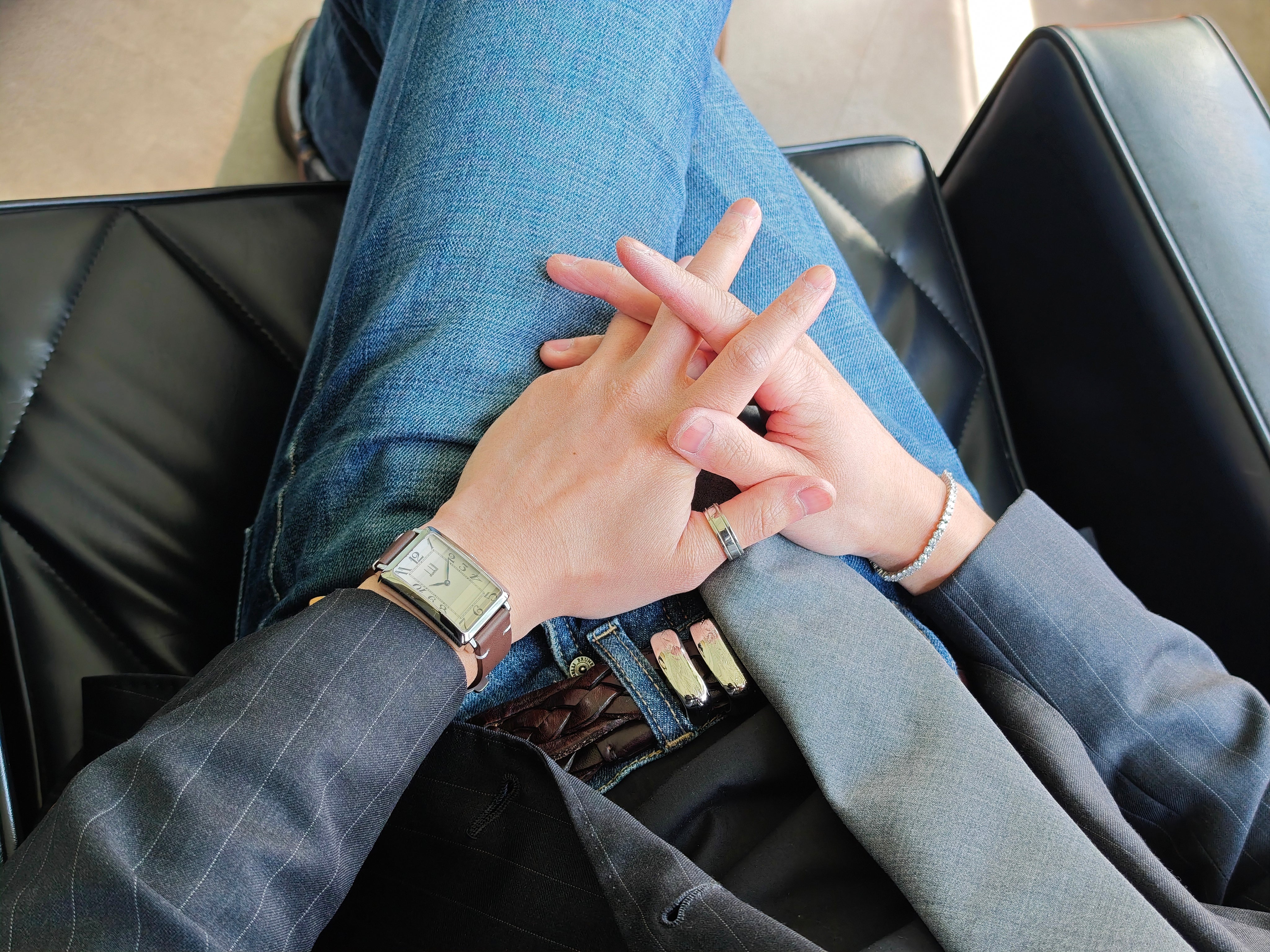ダンヒル センテナリー 手巻き レクタングル / Dunhill Centenary