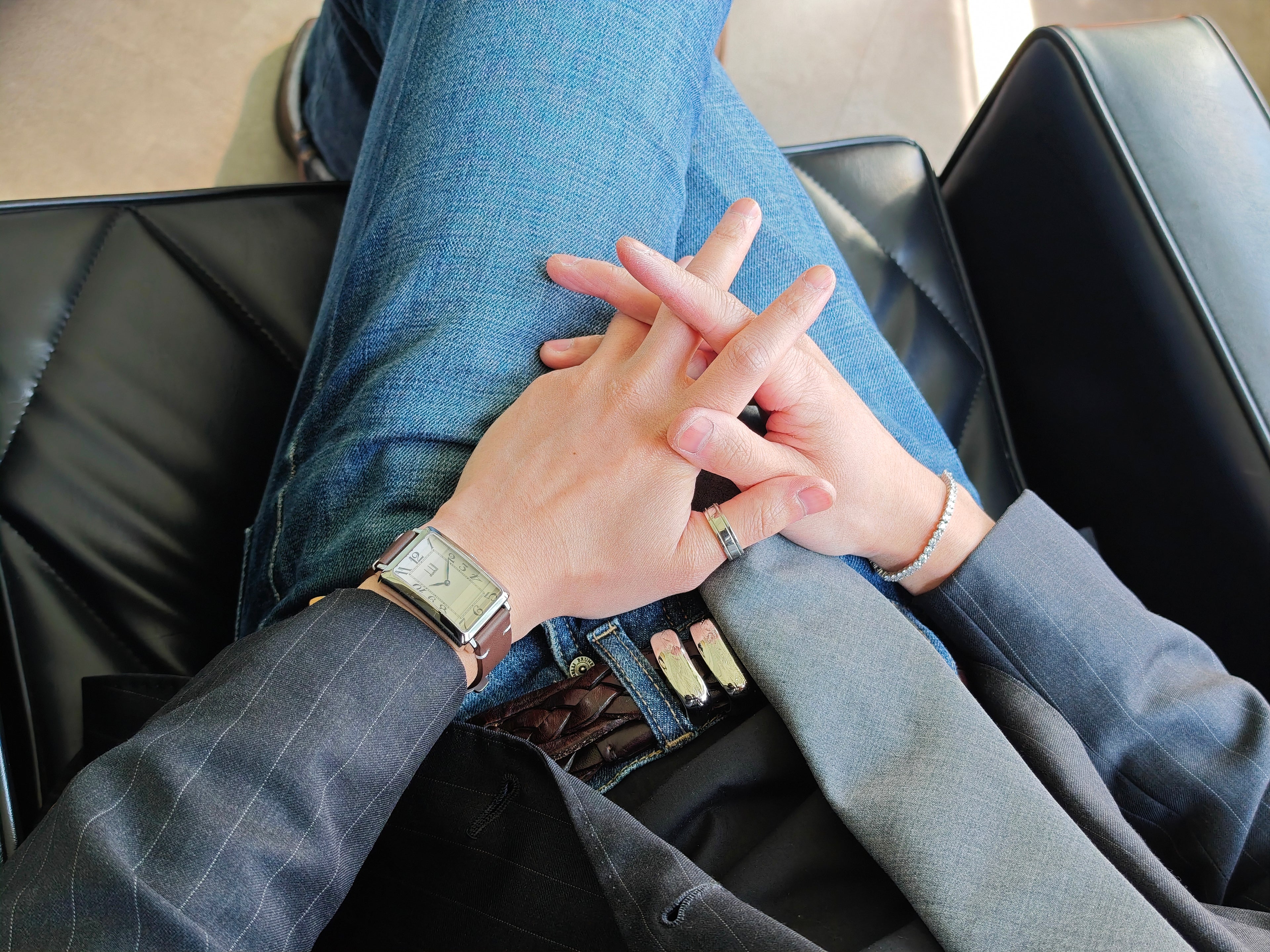 ダンヒル センテナリー 手巻き レクタングル / Dunhill Centenary Rectangle