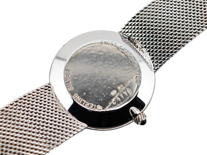 ダンヒル シルバーコレクション Cal.Peseux7001 / Dunhill Silver watch integrated bracelet 80&