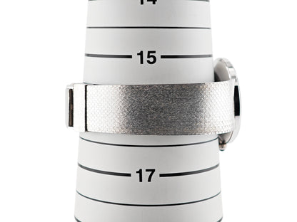 ダンヒル シルバーコレクション Cal.Peseux7001 / Dunhill Silver watch integrated bracelet 80&