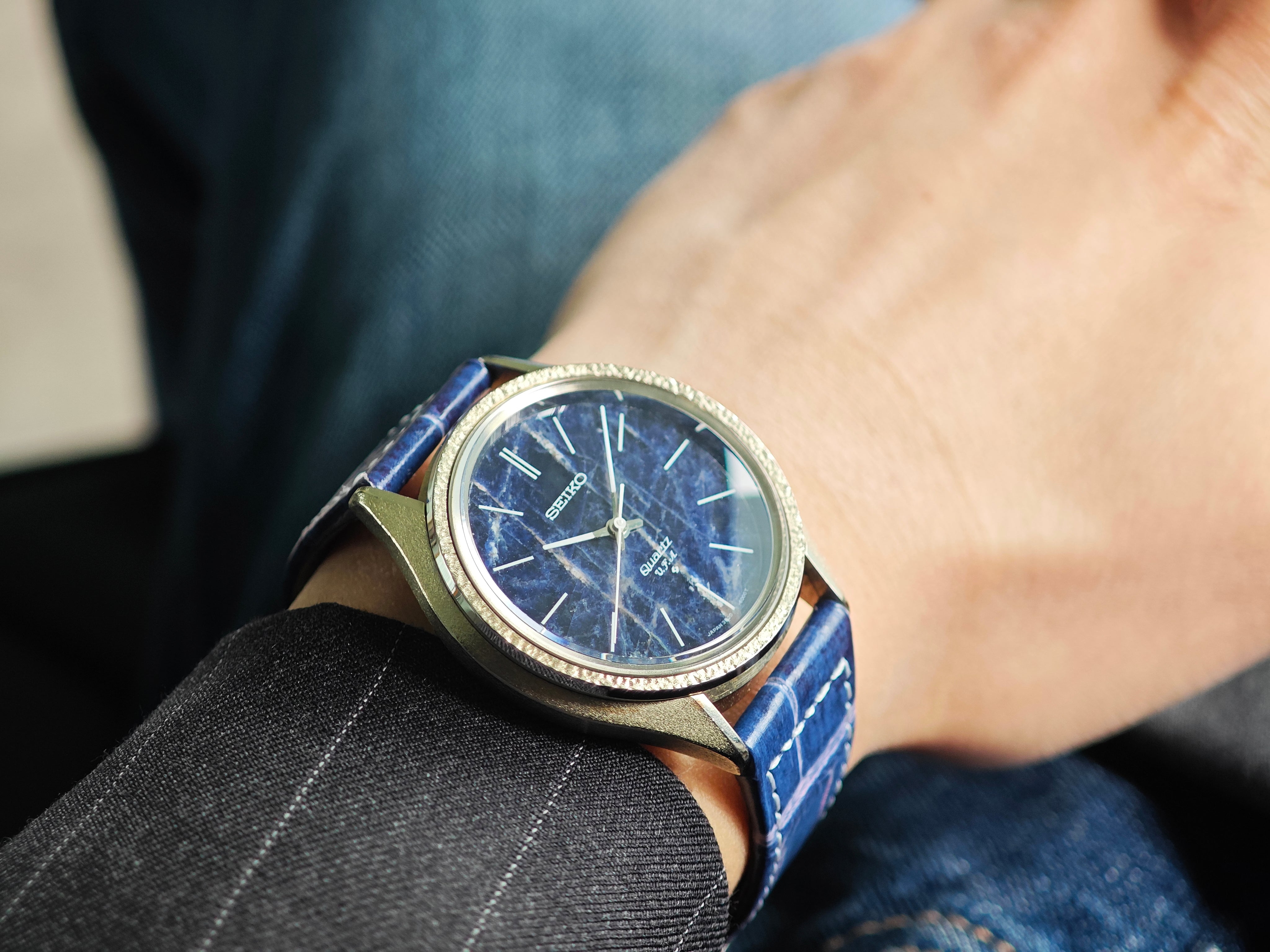 セイコー V.F.A.Quartz ソーダライトダイアル Ref.3820-6000 / SEIKO