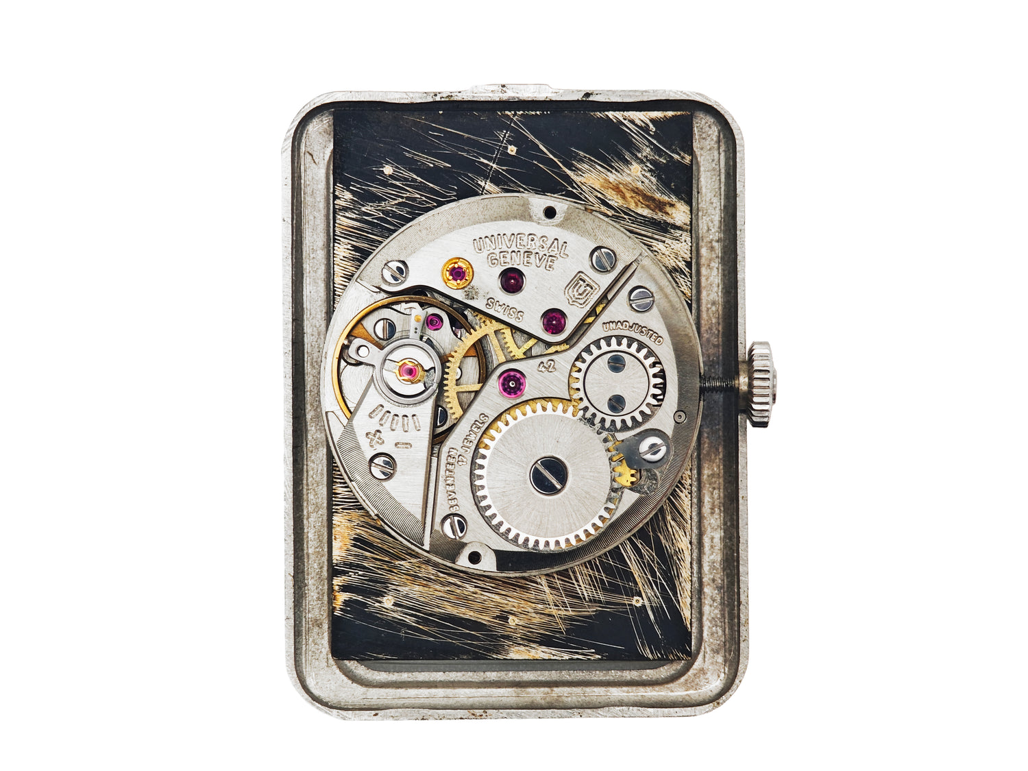 ユニバーサル・ジュネーブ レクタンギュラー Ref.842116/02 / Universal Genève Tank 70&